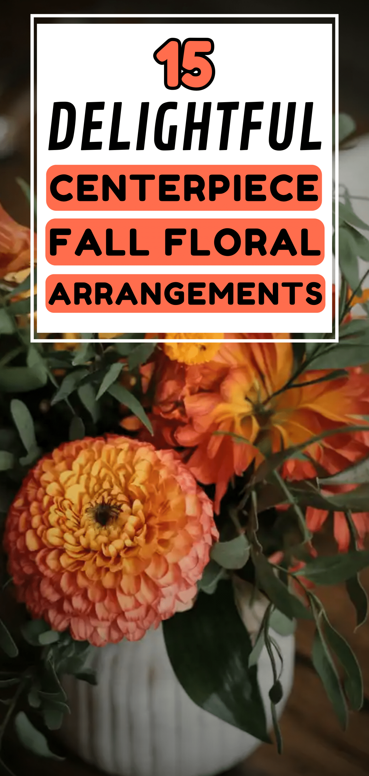 Centerpiece Fall Floral Arrangements