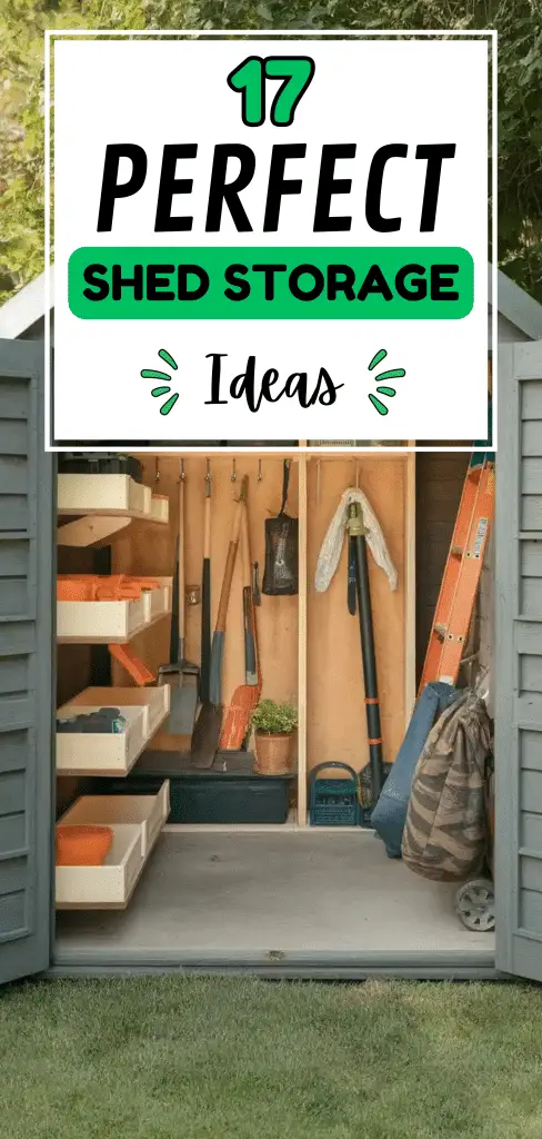 17 Perfect Shed Storage Ideas - The Mega Mom