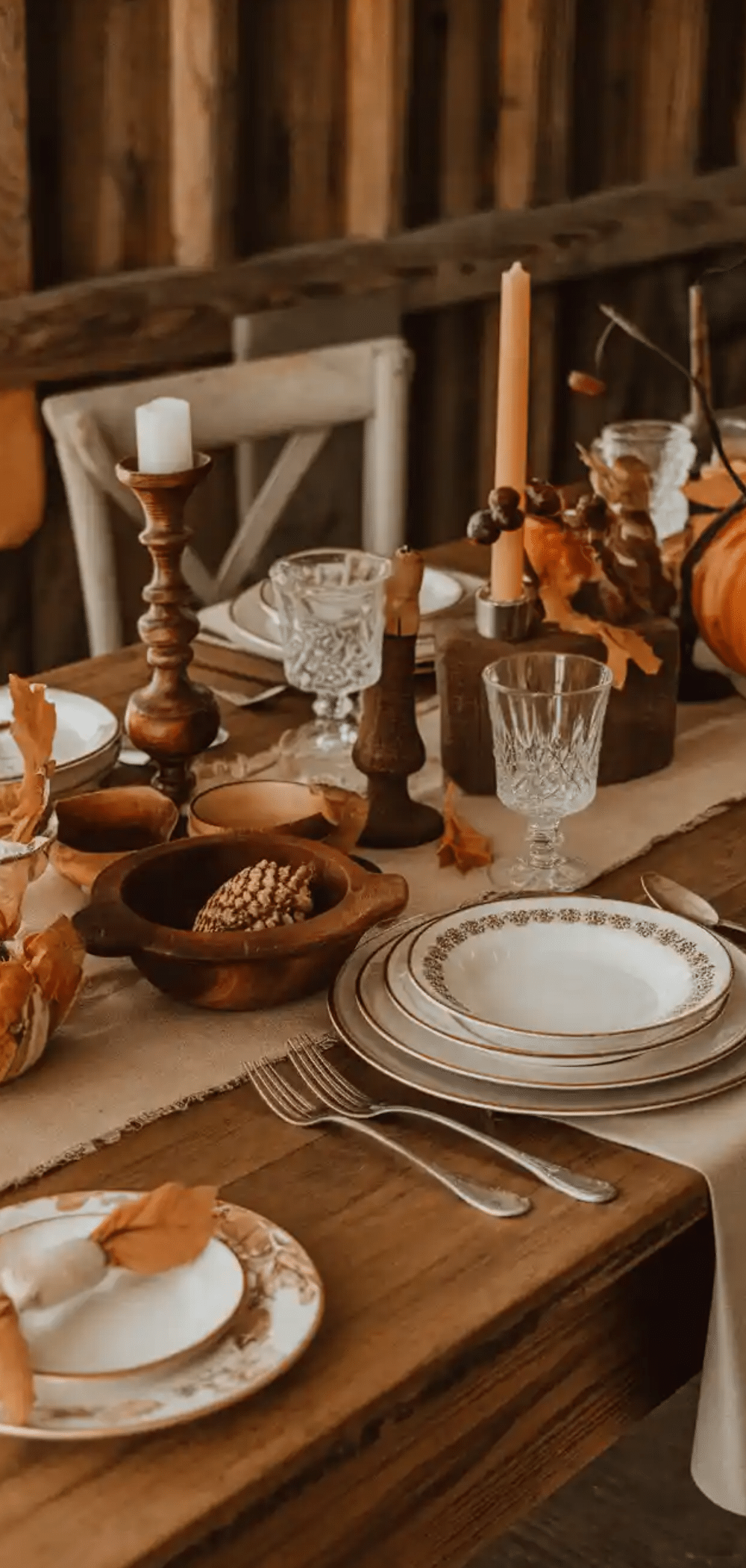Stunning Table Settings Thanksgiving Decoration