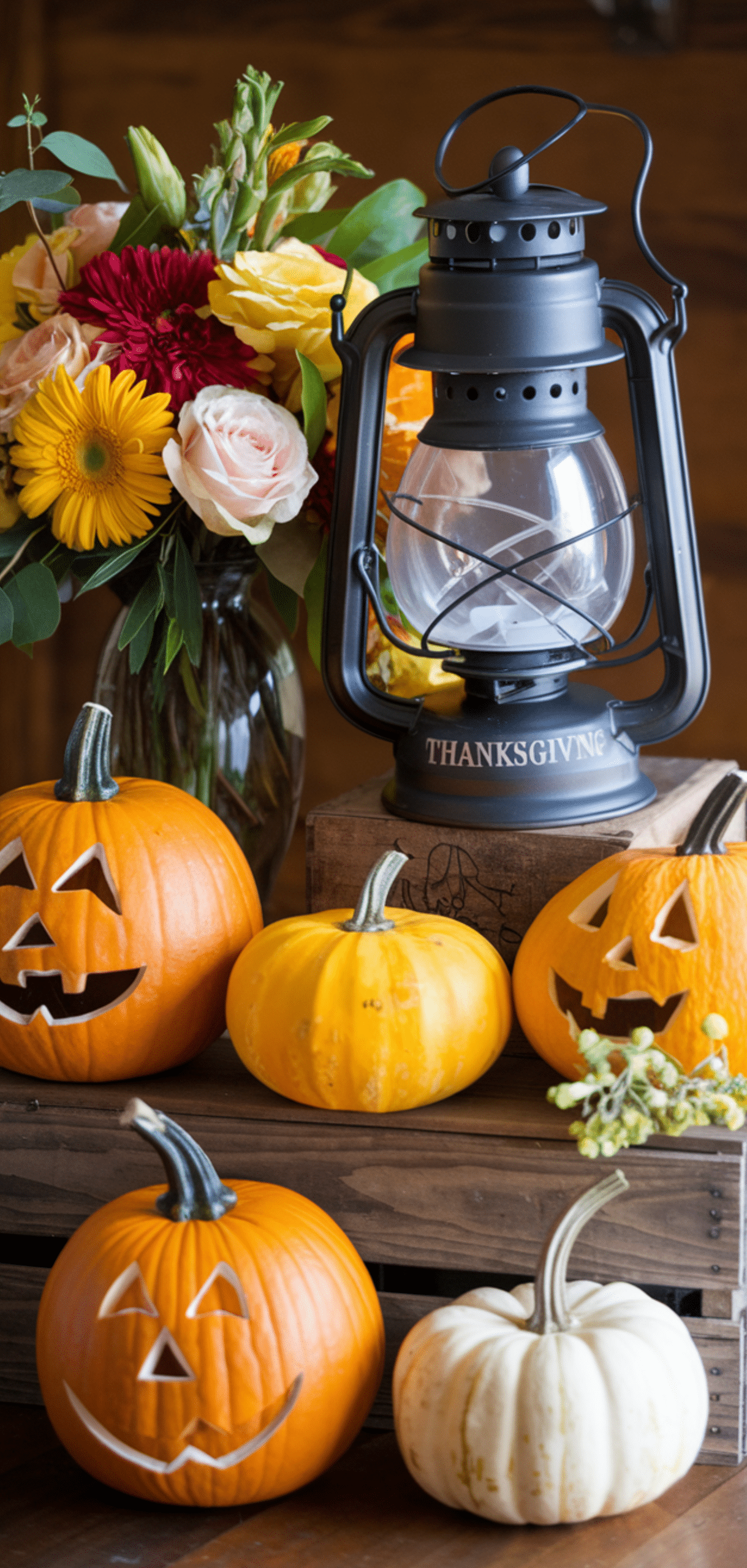 Beautiful Flowers Thanksgiving Centerpieces