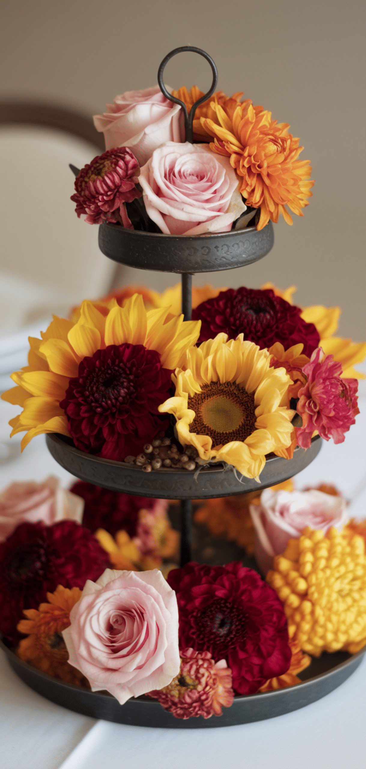 Beautiful Flowers Thanksgiving Centerpieces