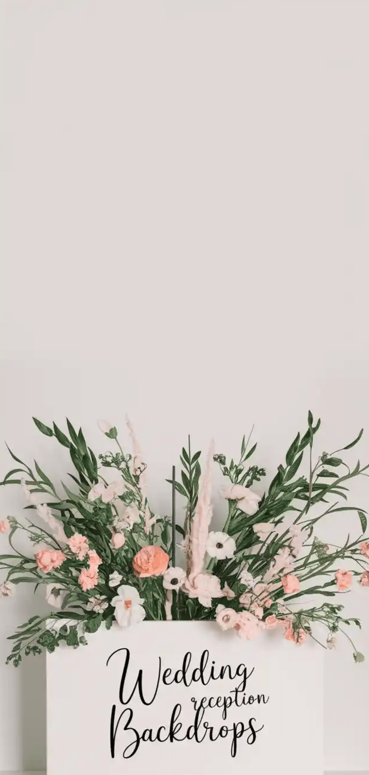Wedding Reception Backdrops