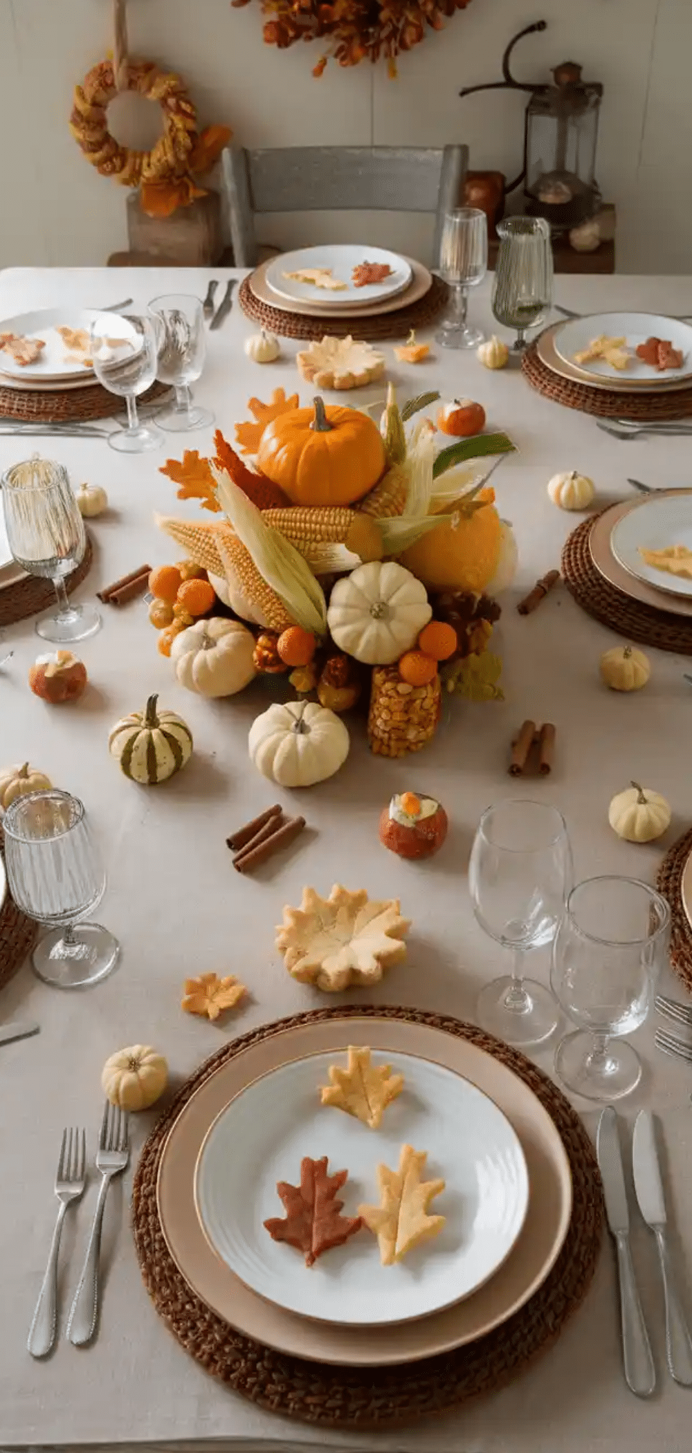 Stunning Table Settings Thanksgiving Decoration