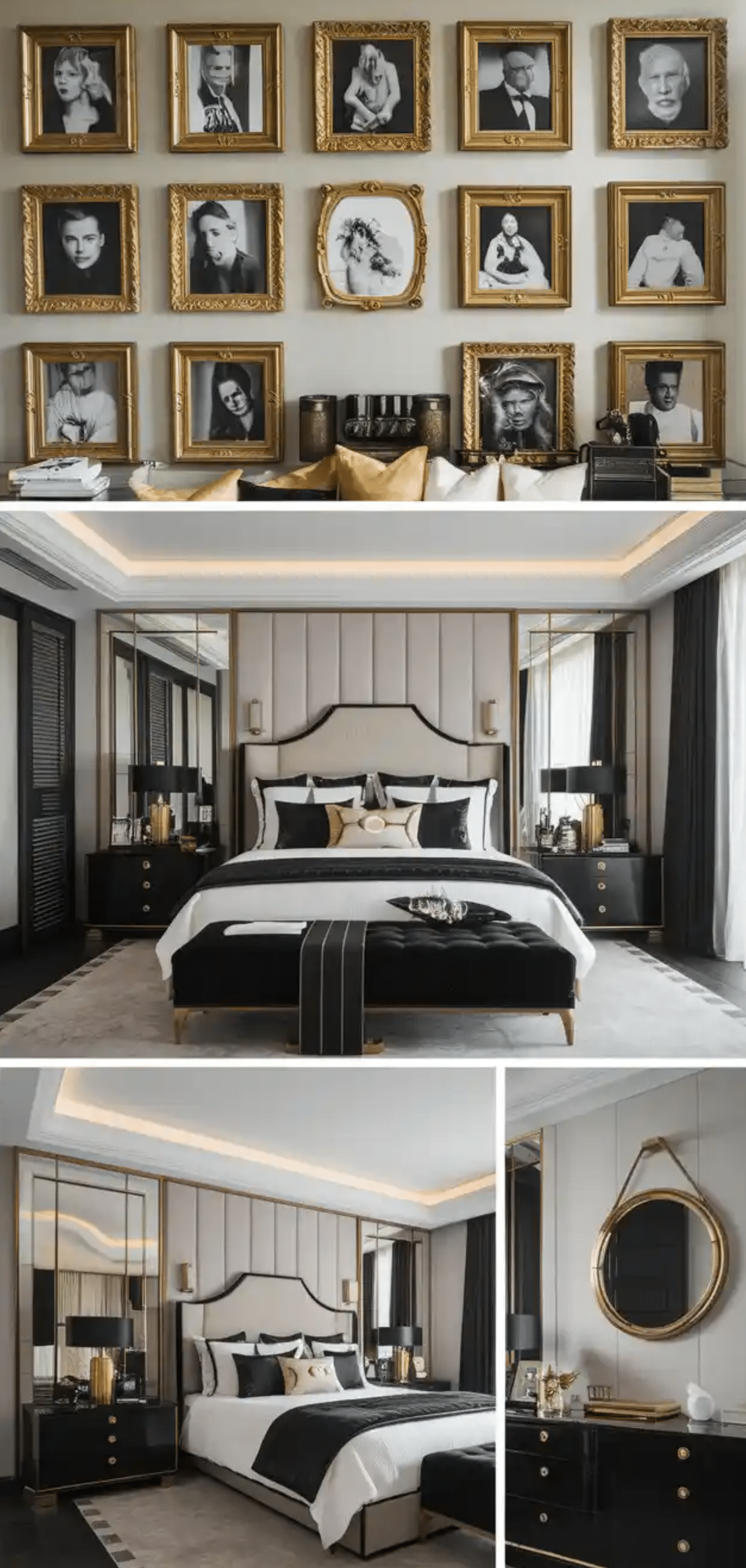 Stunning Bedroom Photo Wall Collage Ideas
