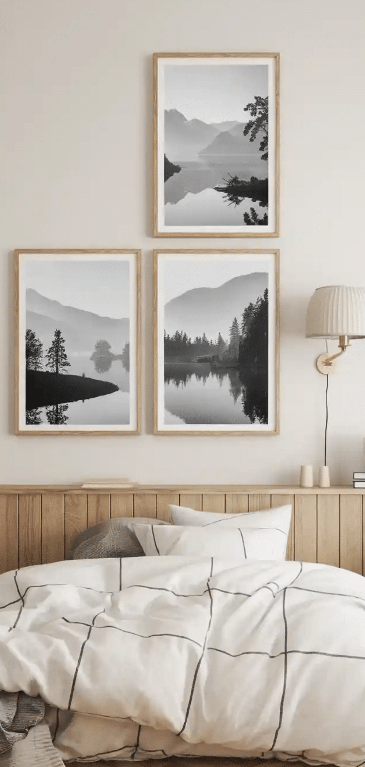 Stunning Bedroom Photo Wall Collage Ideas