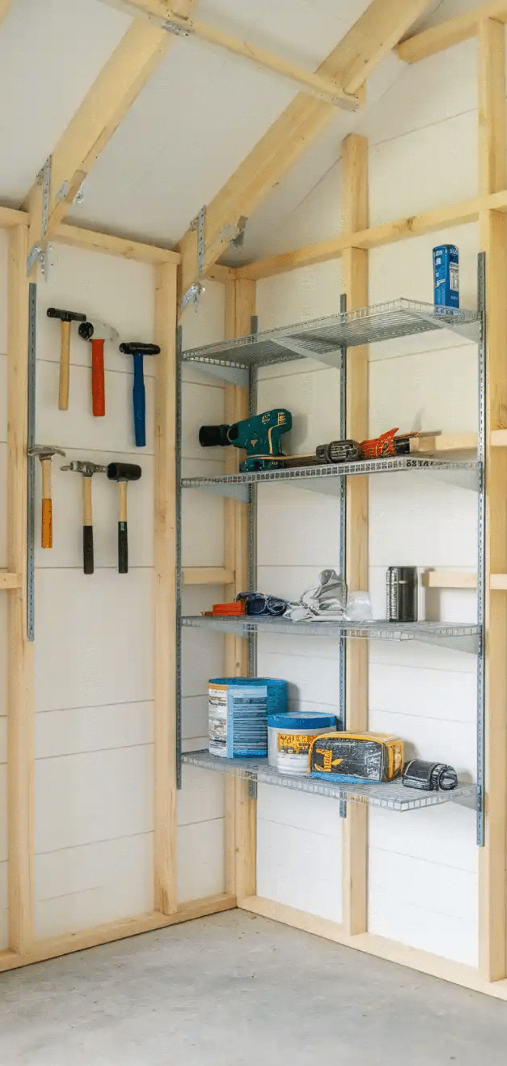 Brilliant DIY Shed Organization