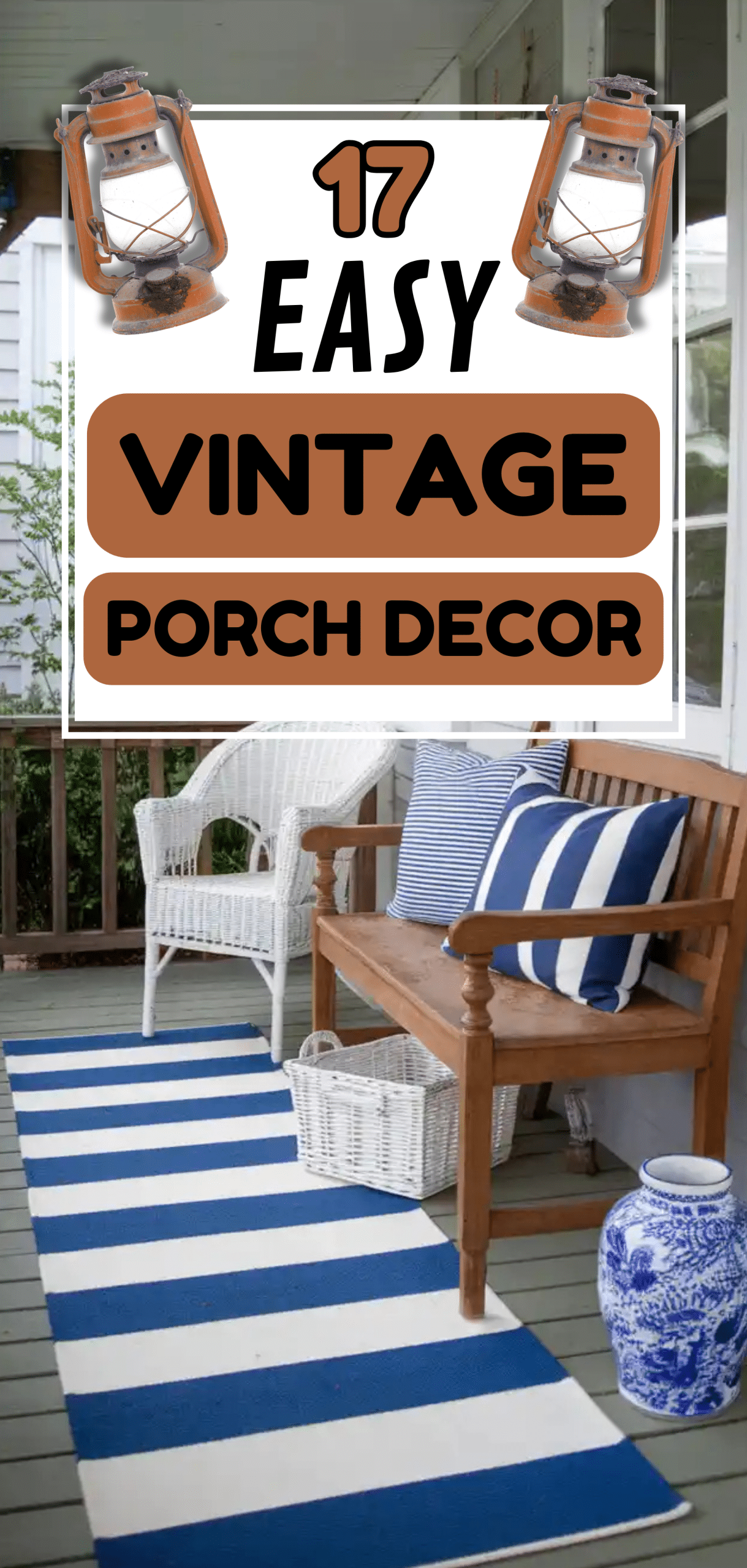 Easy Vintage Porch Decor Ideas
