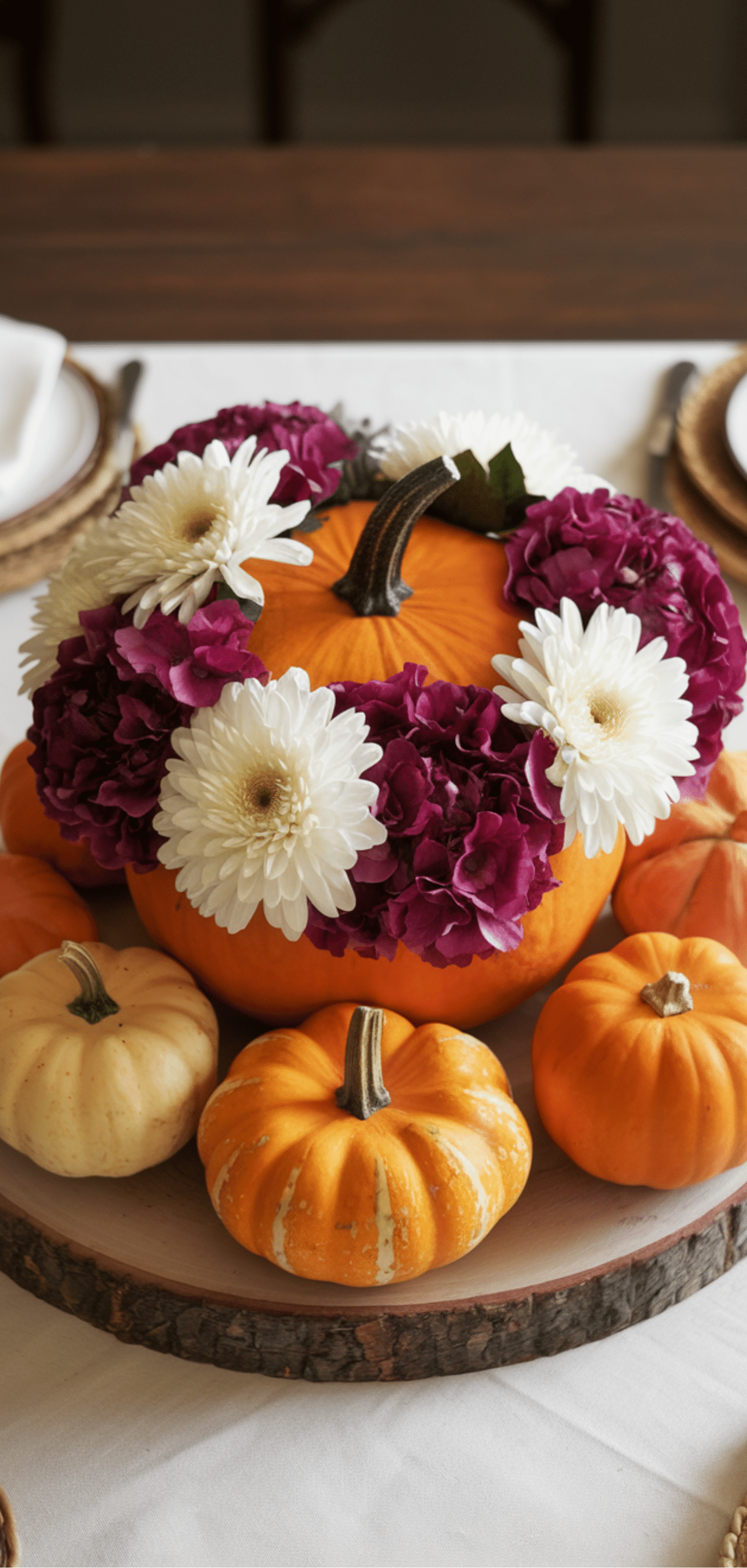 Beautiful Flowers Thanksgiving Centerpieces