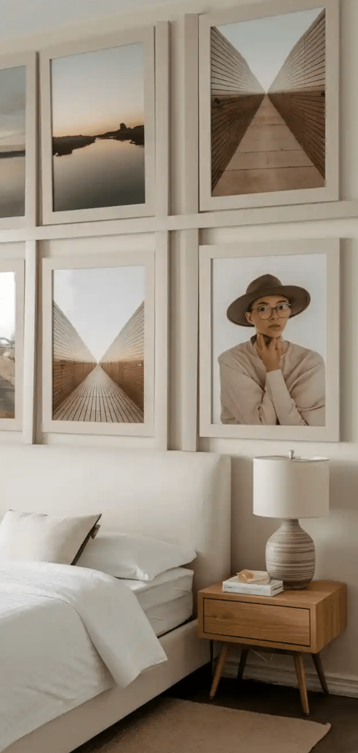 Stunning Bedroom Photo Wall Collage Ideas