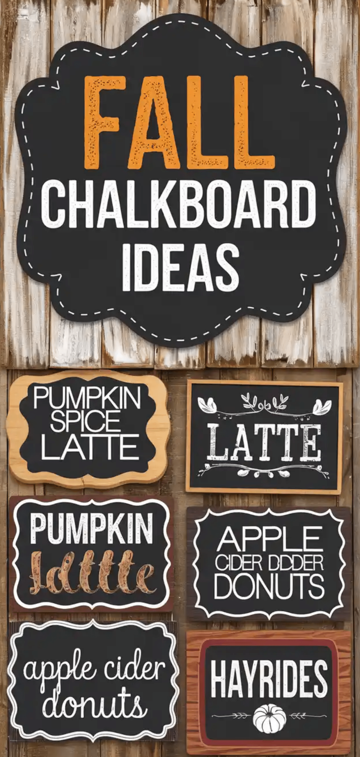 Stunning Fall Chalkboard Ideas (Chalk Art)