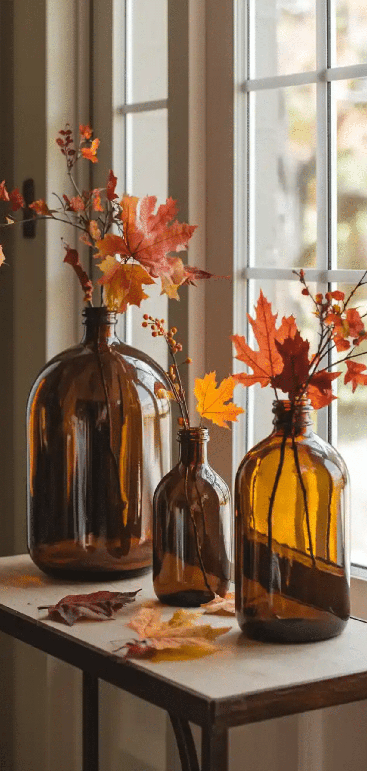 Farmhouse Fall Entry Table Decor Ideas 