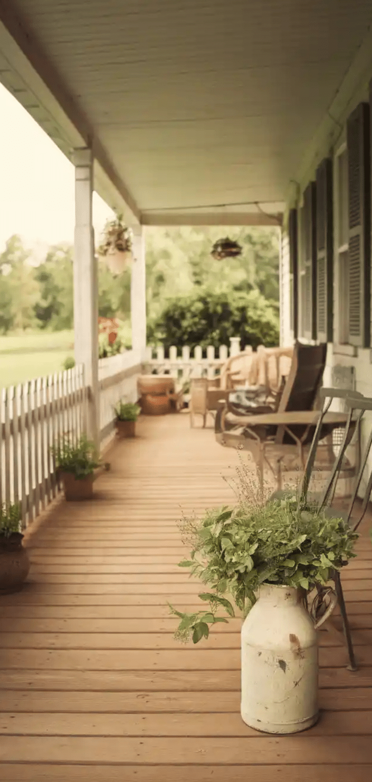 17 Easy Vintage Porch Decor Ideas - The Mega Mom