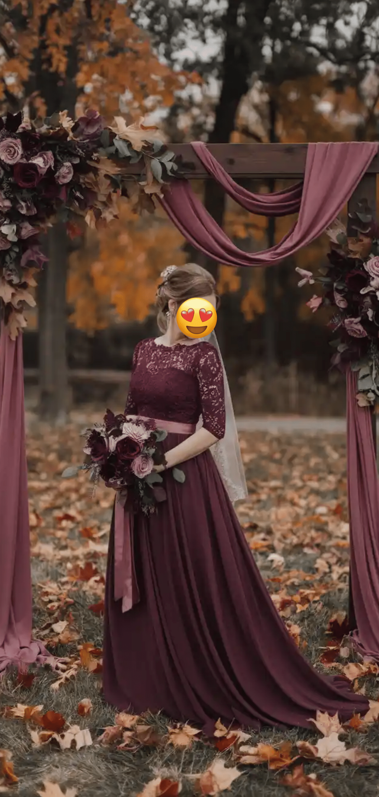 Stunning Wedding Fall Colors