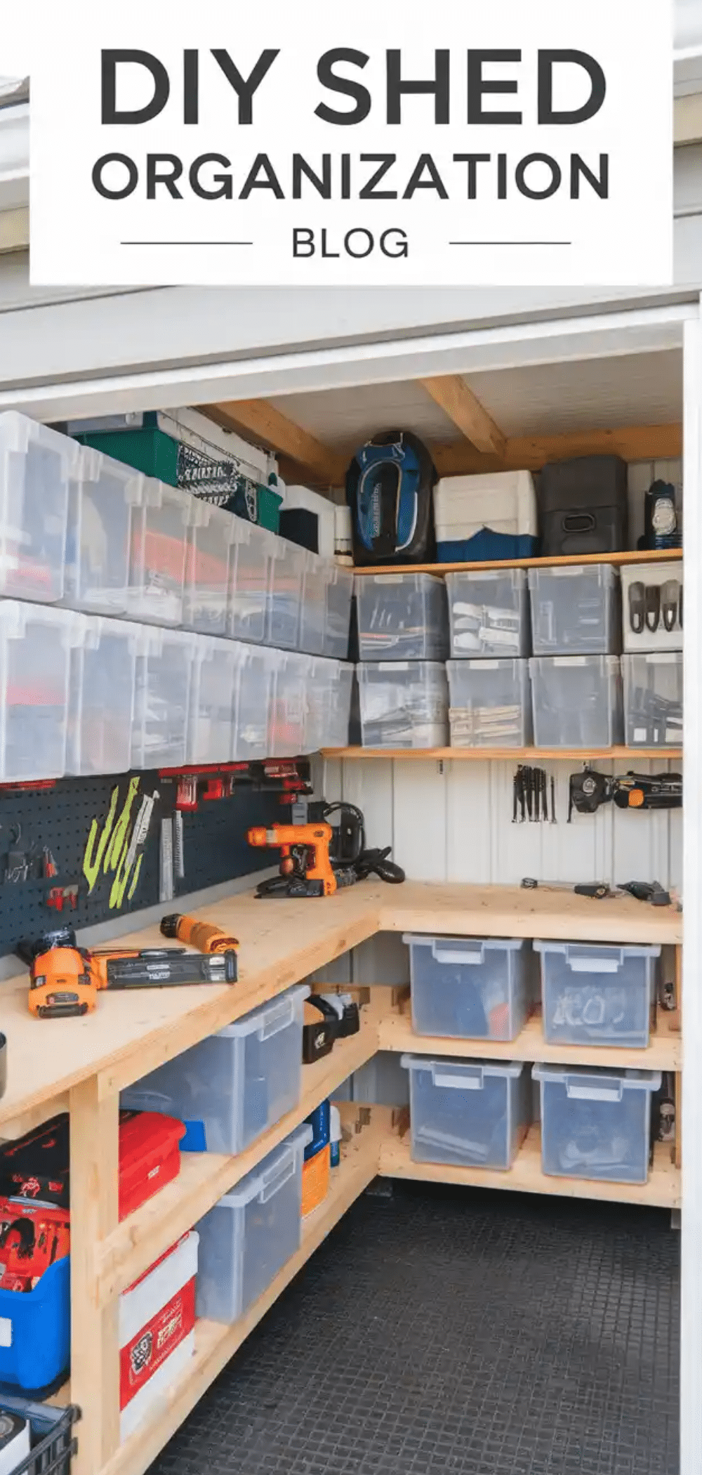 Brilliant DIY Shed Organization