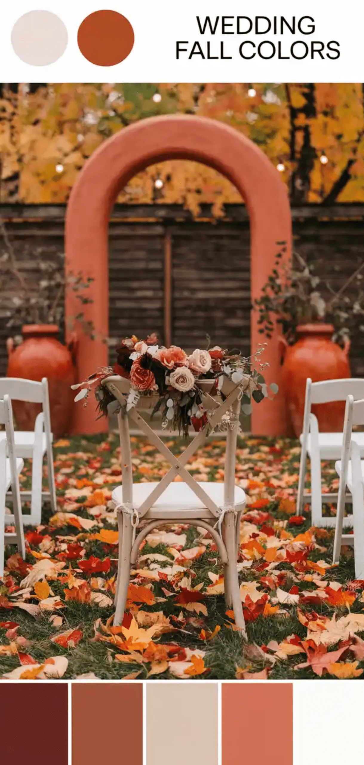 Stunning Wedding Fall Colors