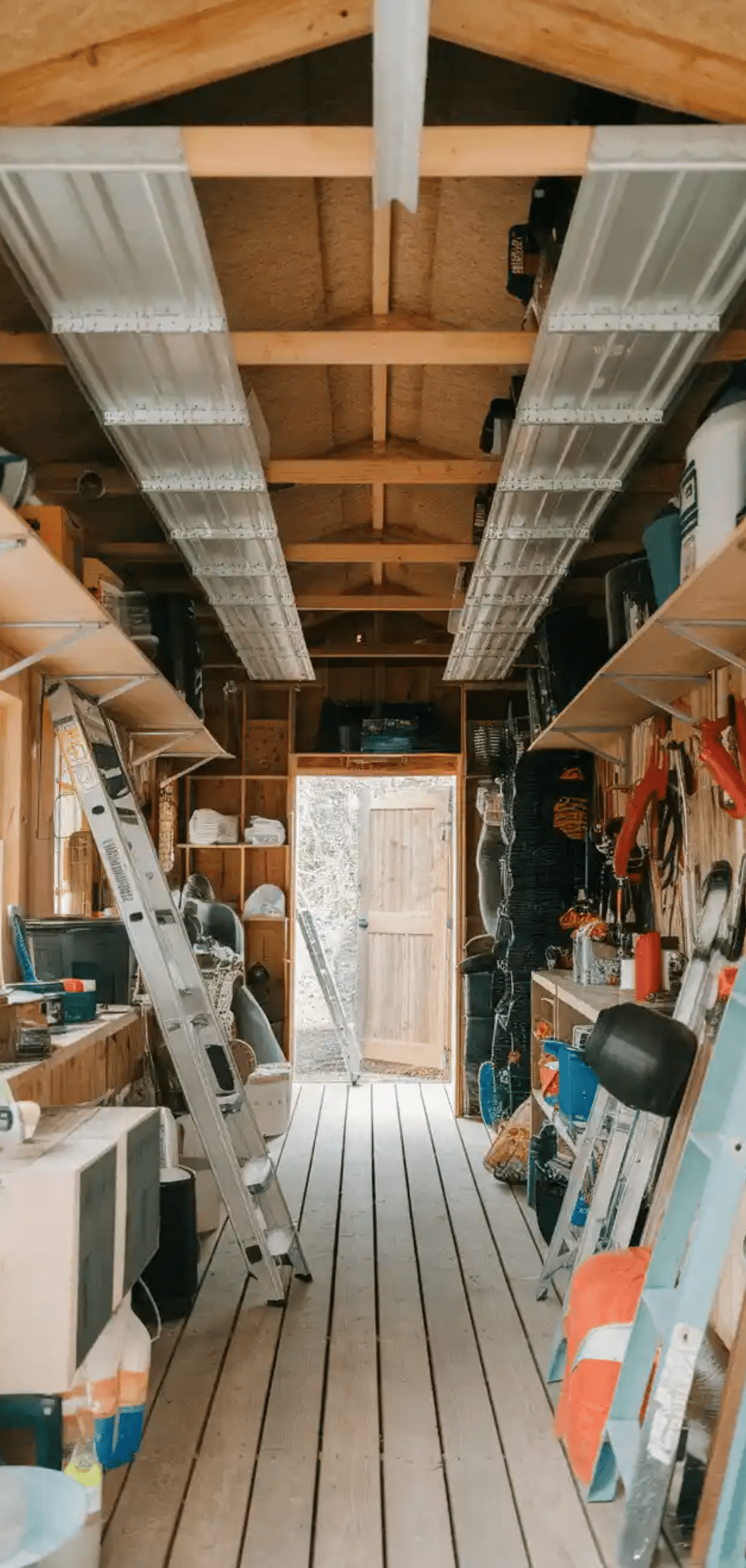 Brilliant DIY Shed Organization