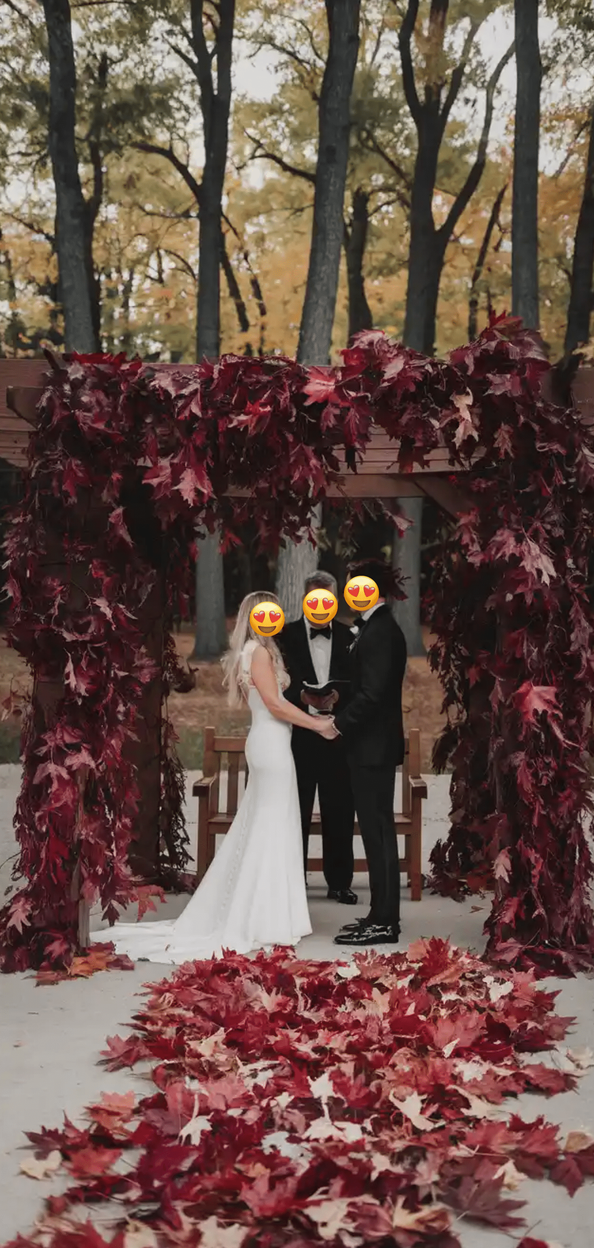 Stunning Wedding Fall Colors