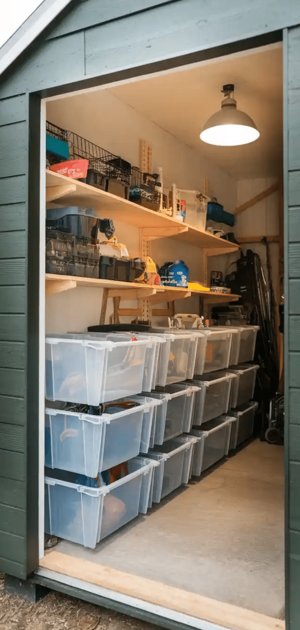 Brilliant DIY Shed Organization
