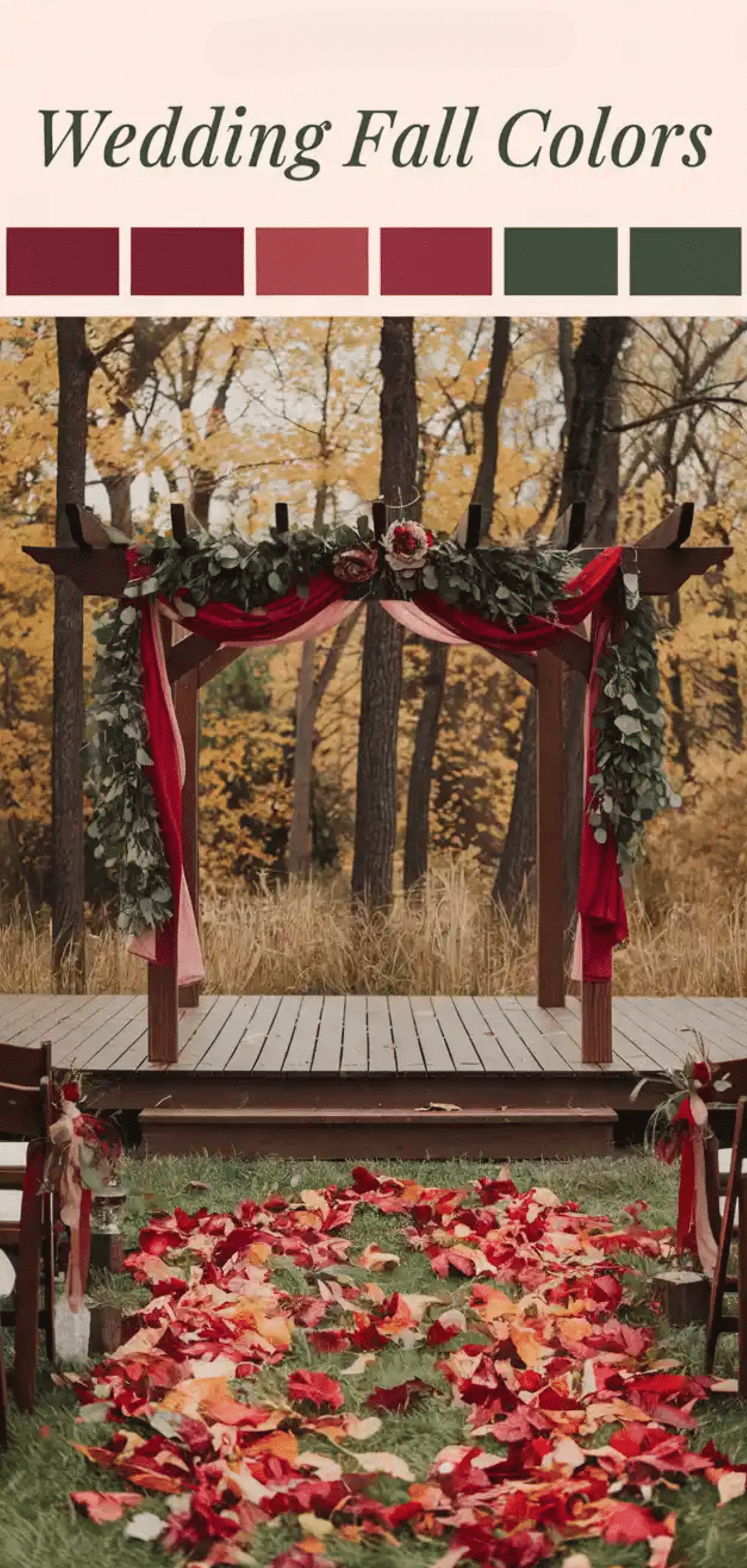 Stunning Wedding Fall Colors
