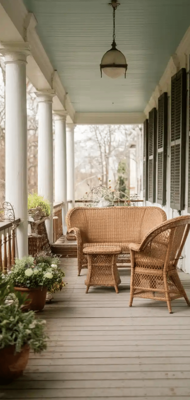 17 Easy Vintage Porch Decor Ideas - The Mega Mom