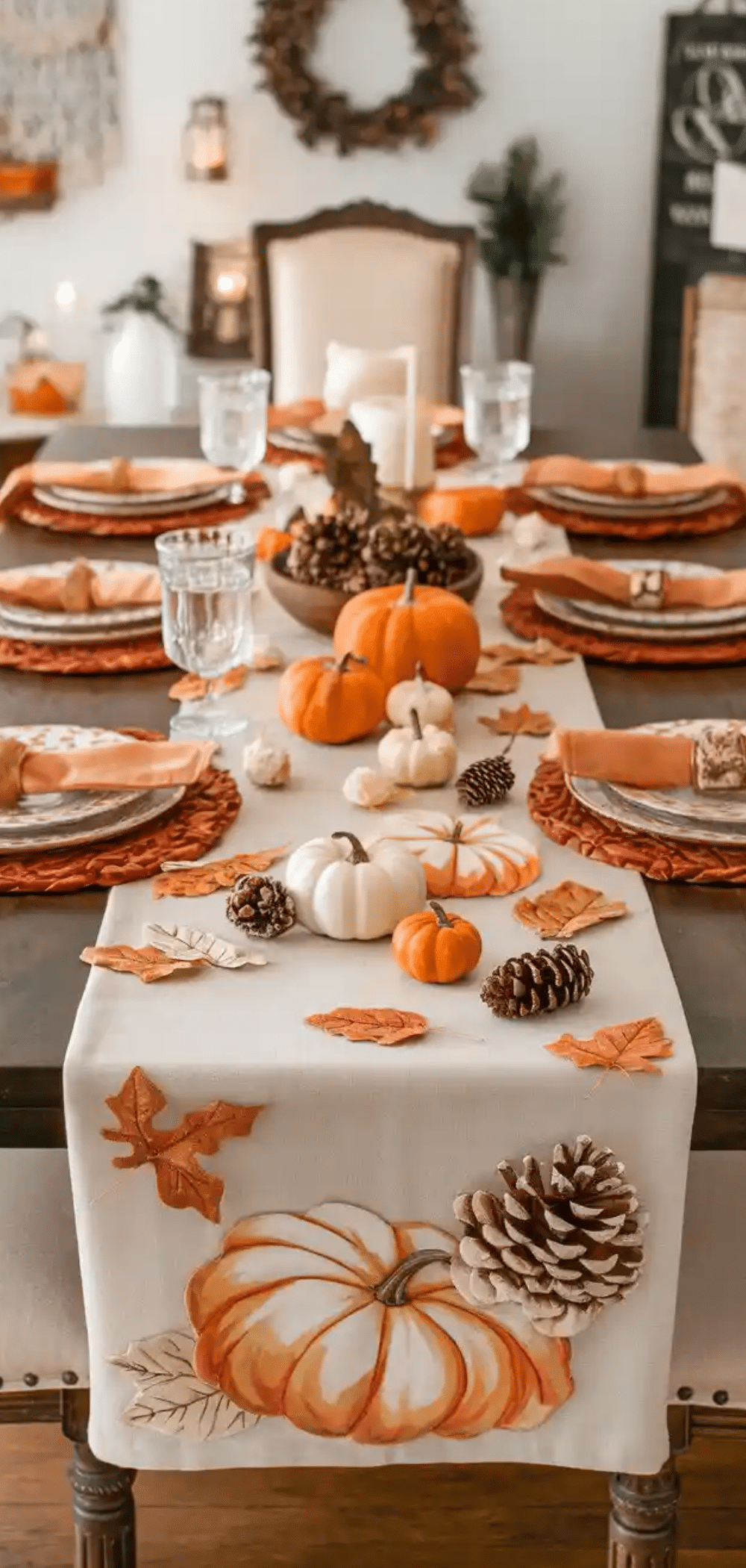 Stunning Table Settings Thanksgiving Decoration