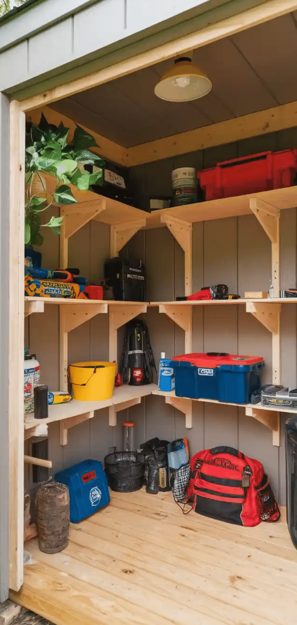 Brilliant DIY Shed Organization