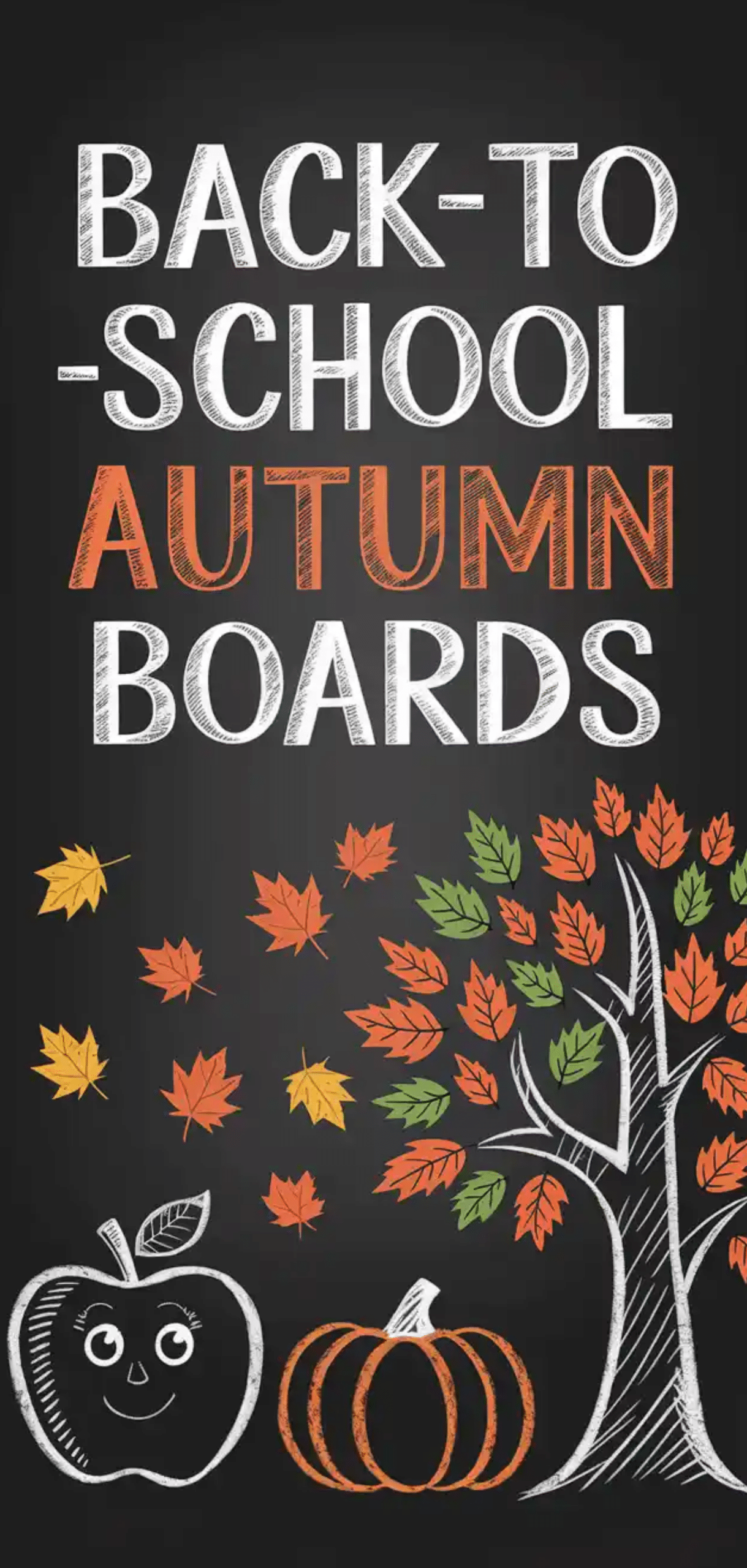 Stunning Fall Chalkboard Ideas (Chalk Art)