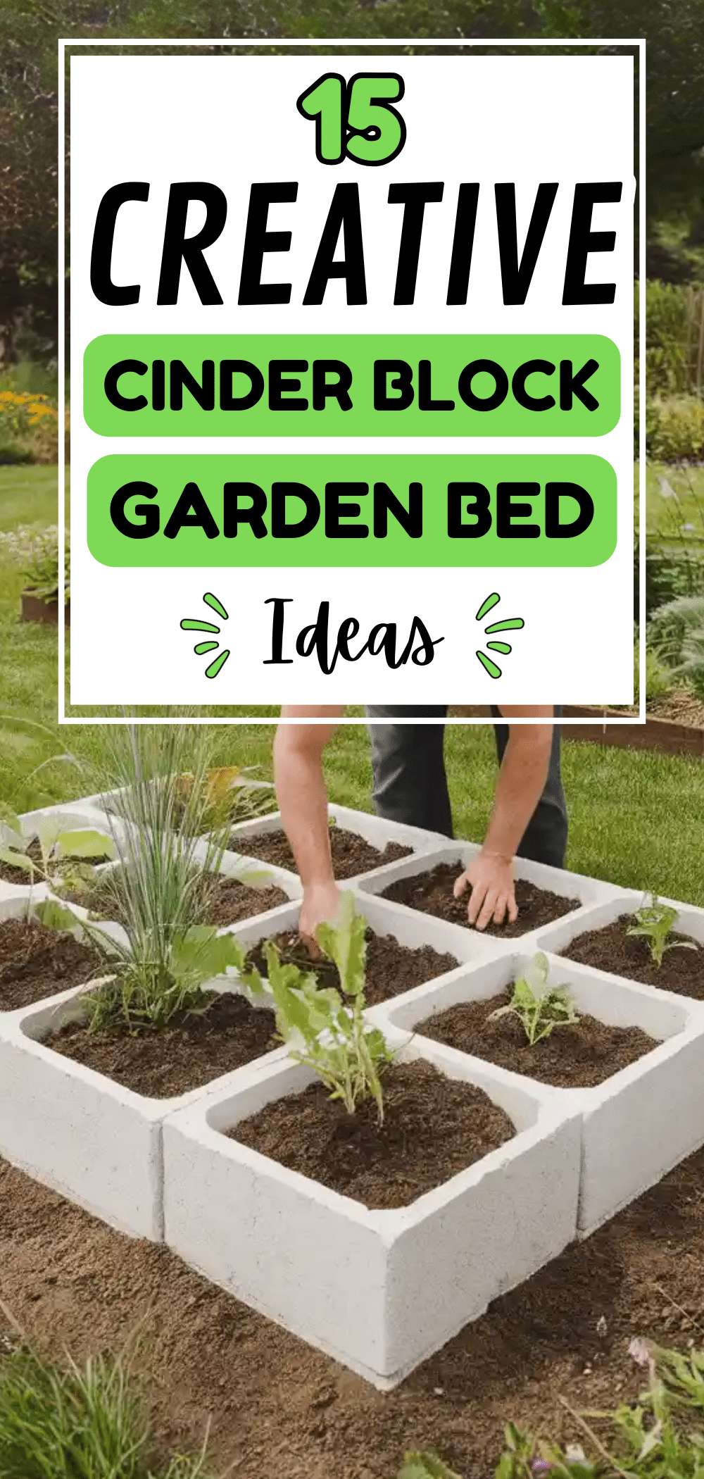 Creative Cinder Block Garden Bed Ideas