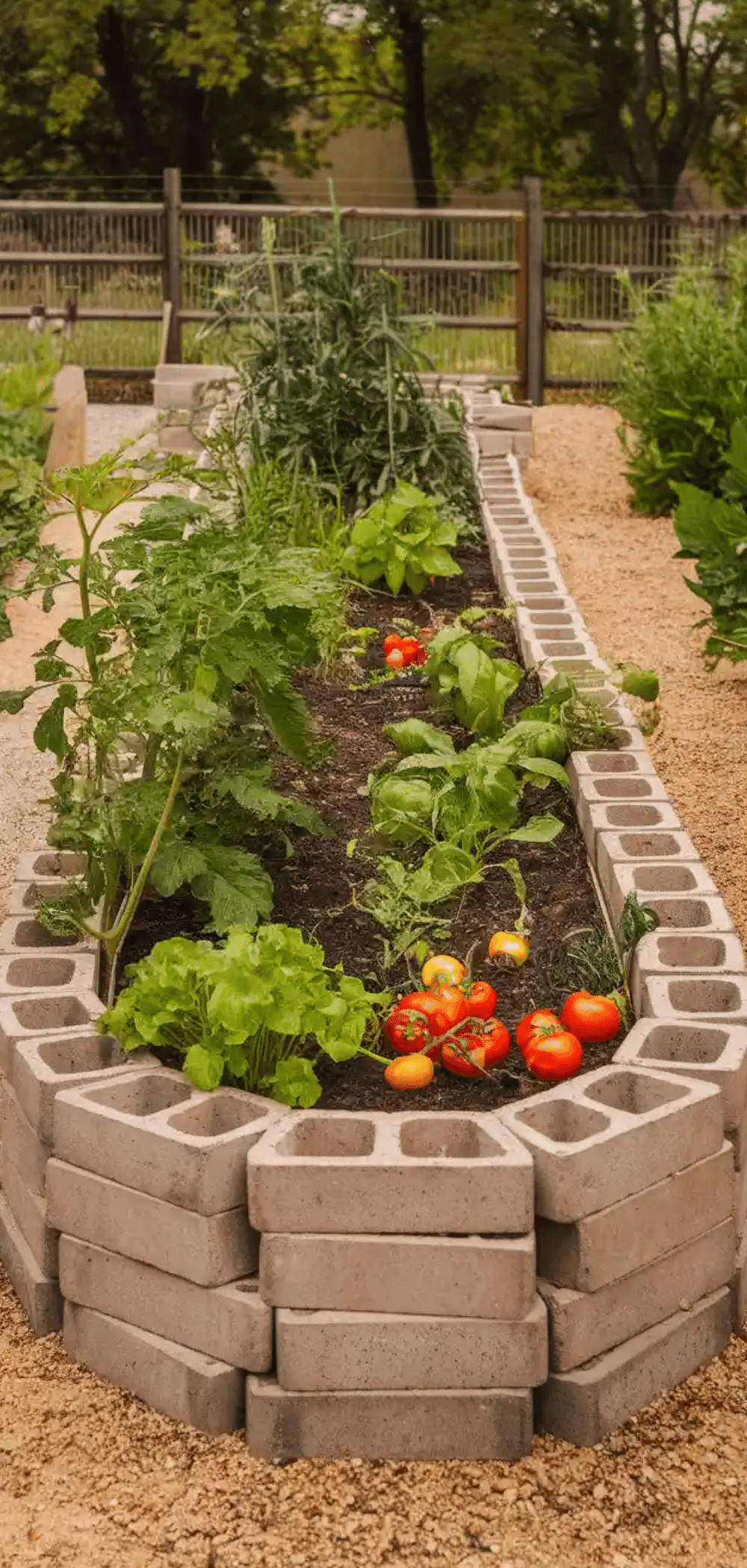 Creative Cinder Block Garden Bed Ideas