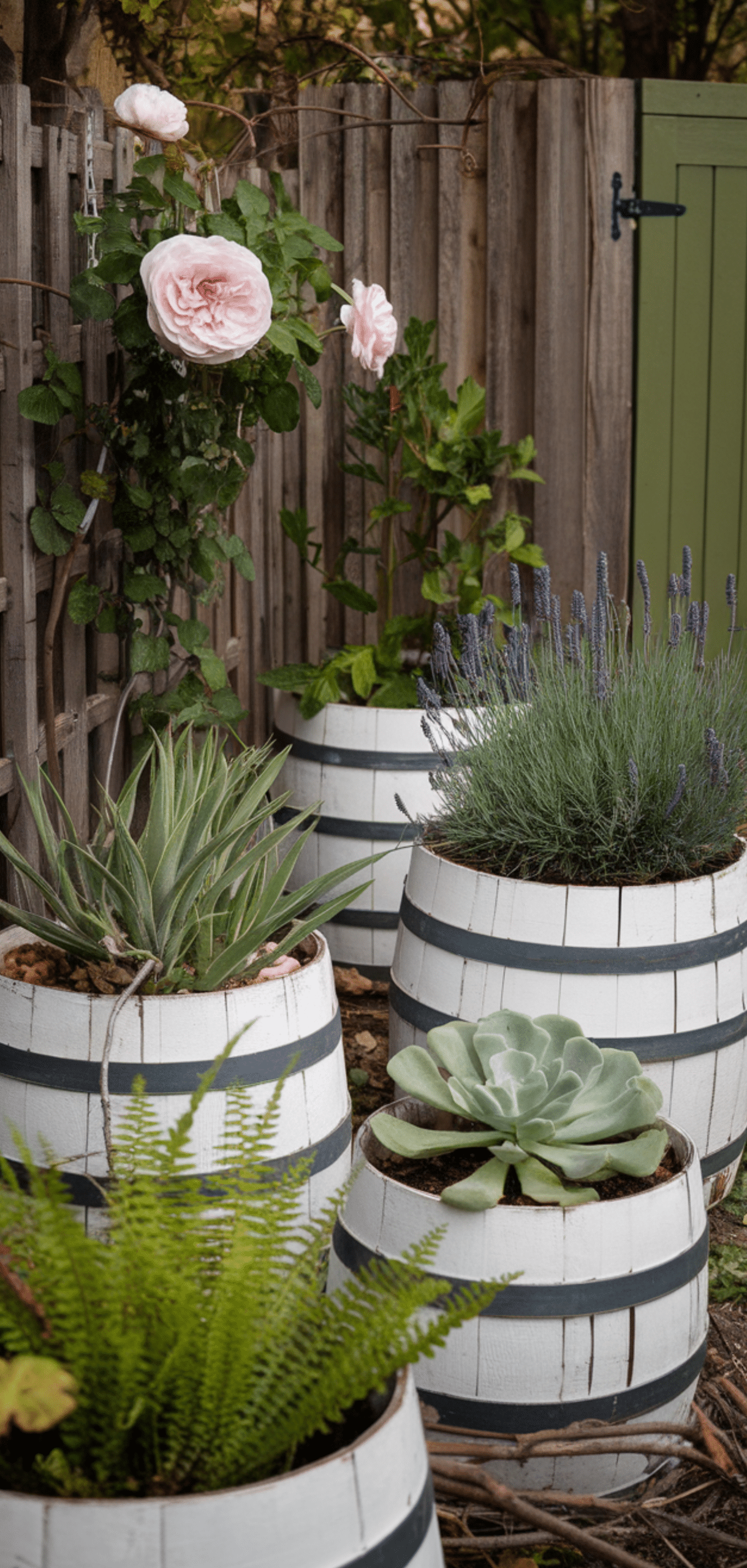 Creative Rustic Garden Decor Ideas