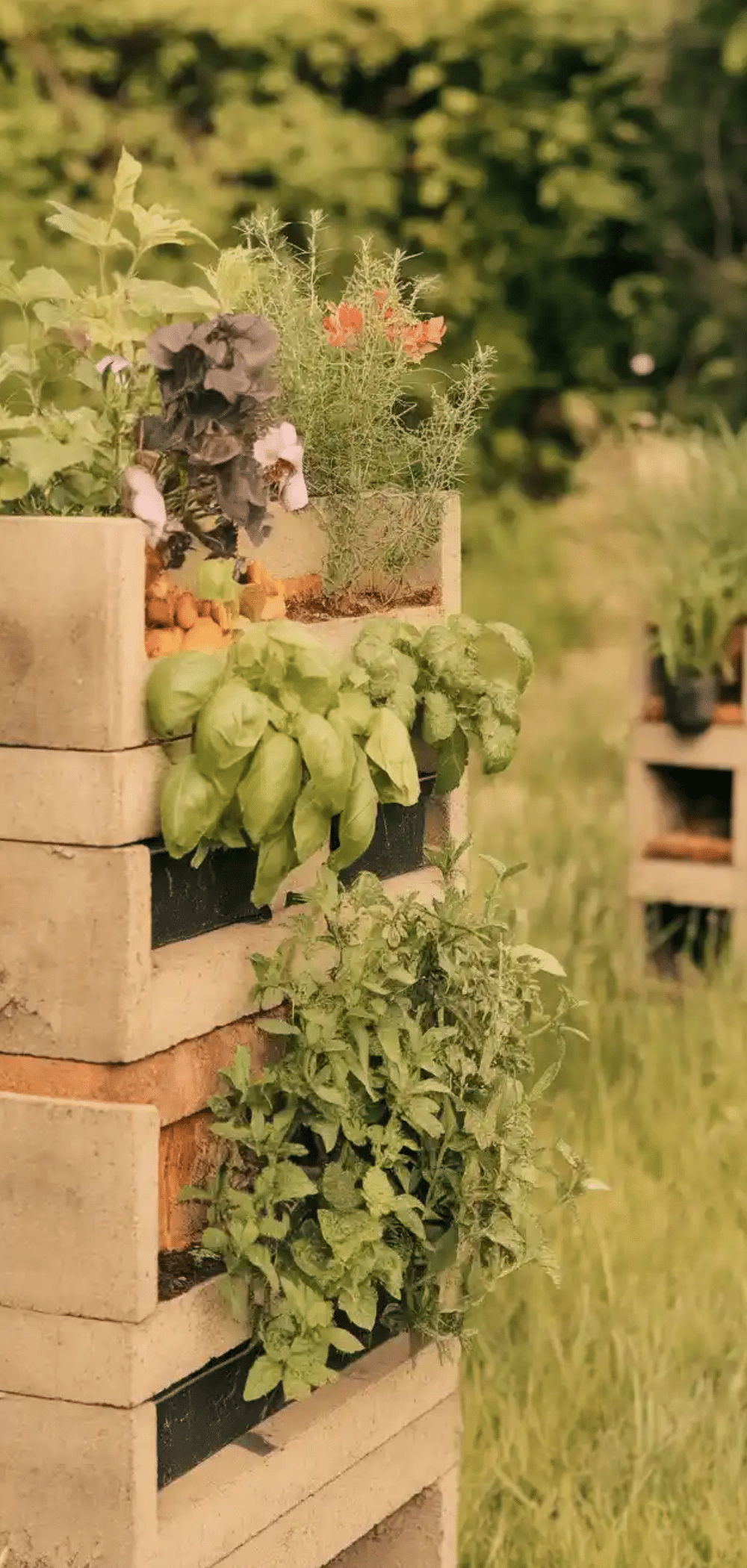 Creative Cinder Block Garden Bed Ideas