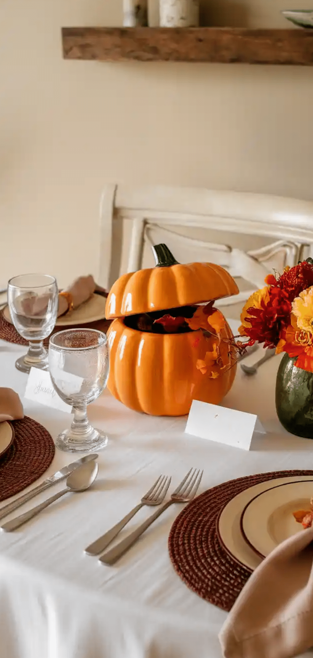 Stunning Table Settings Thanksgiving Decoration