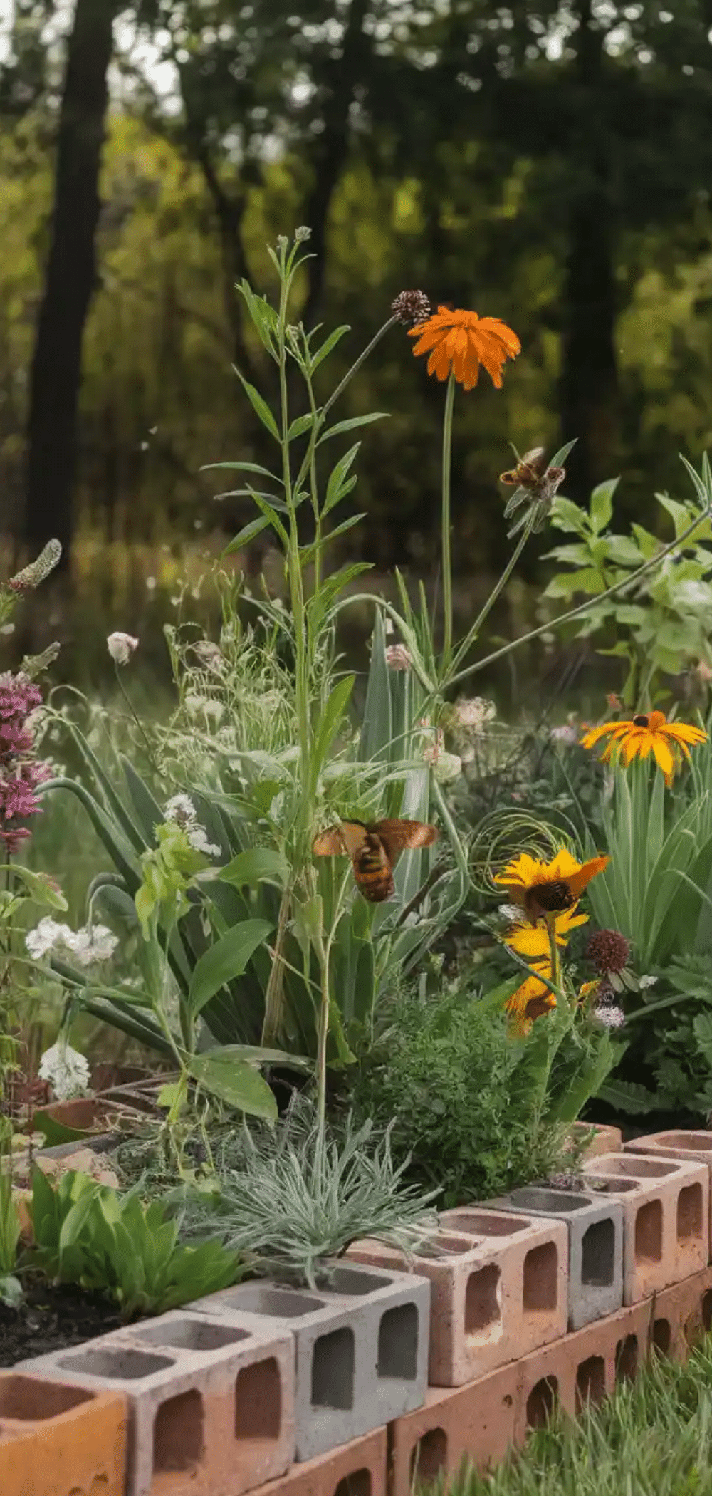 Creative Cinder Block Garden Bed Ideas