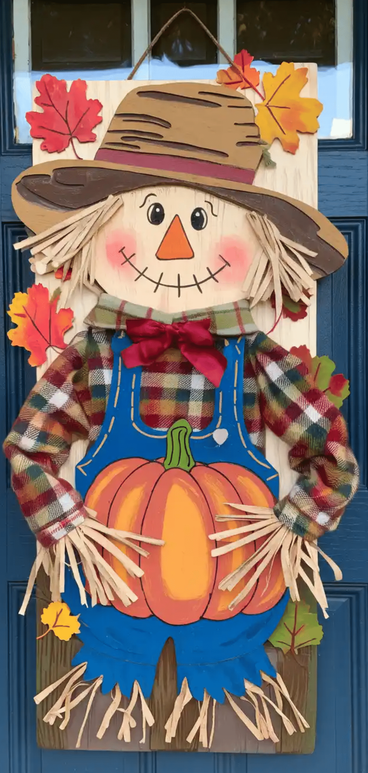 Wooden Scarecrows for Fall Decor