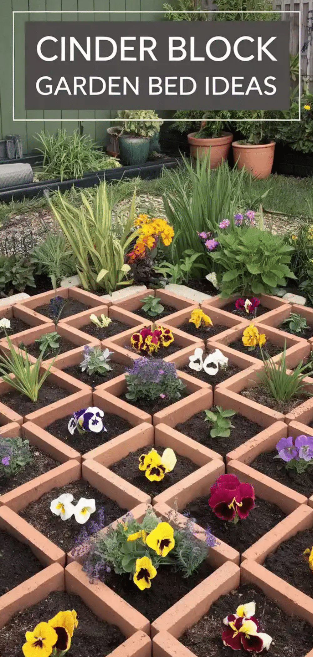 Creative Cinder Block Garden Bed Ideas