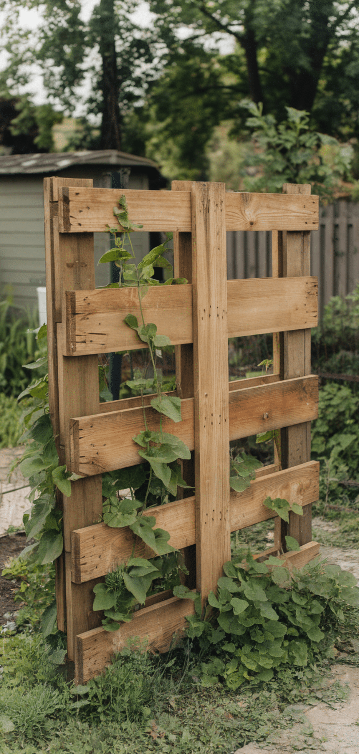 Brilliant Recycled Garden Trellis Ideas
