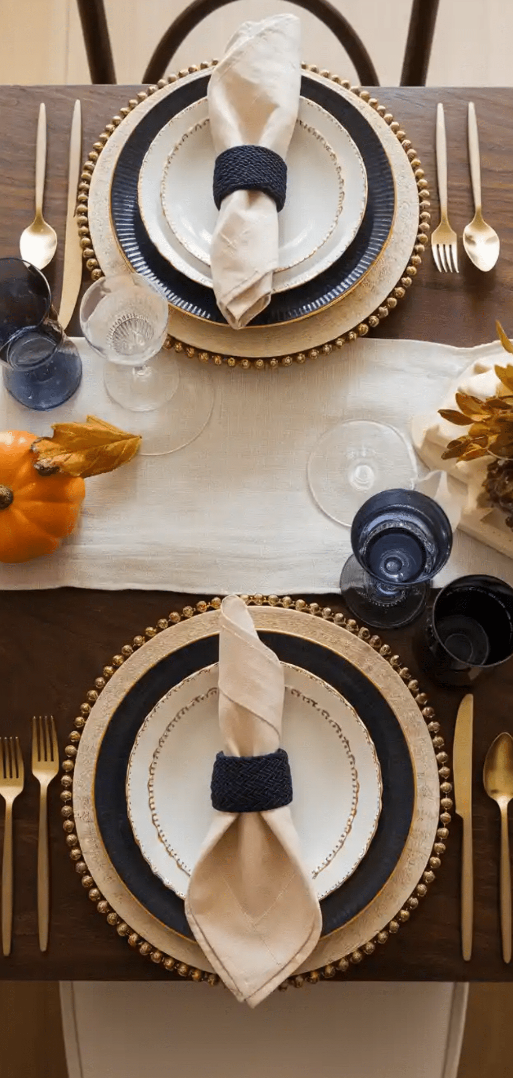 Stunning Table Settings Thanksgiving Decoration