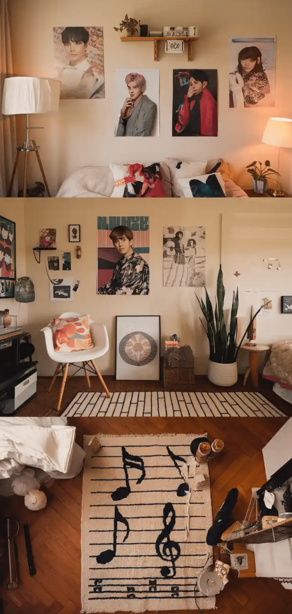 Stunning Bedroom Photo Wall Collage Ideas