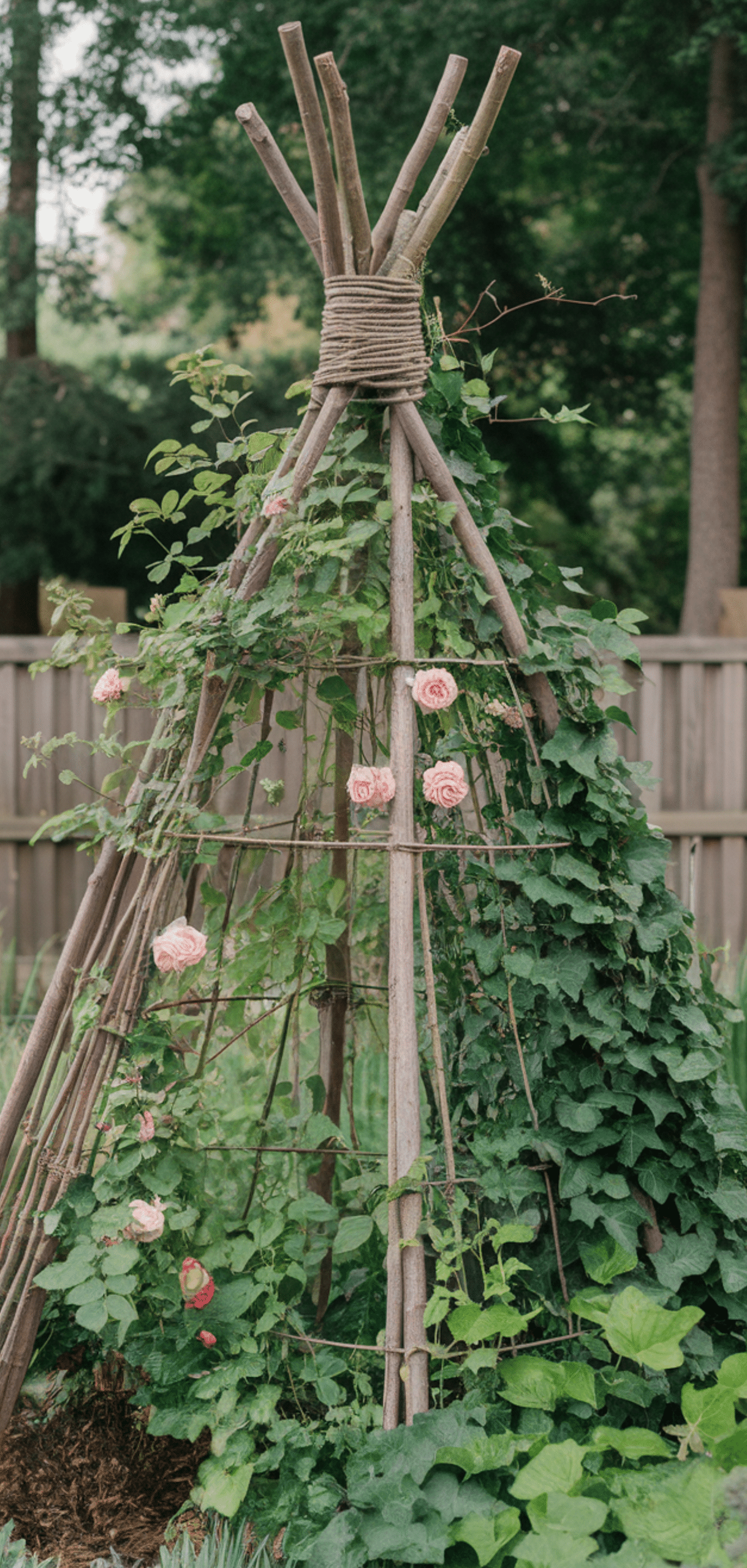 Brilliant Recycled Garden Trellis Ideas