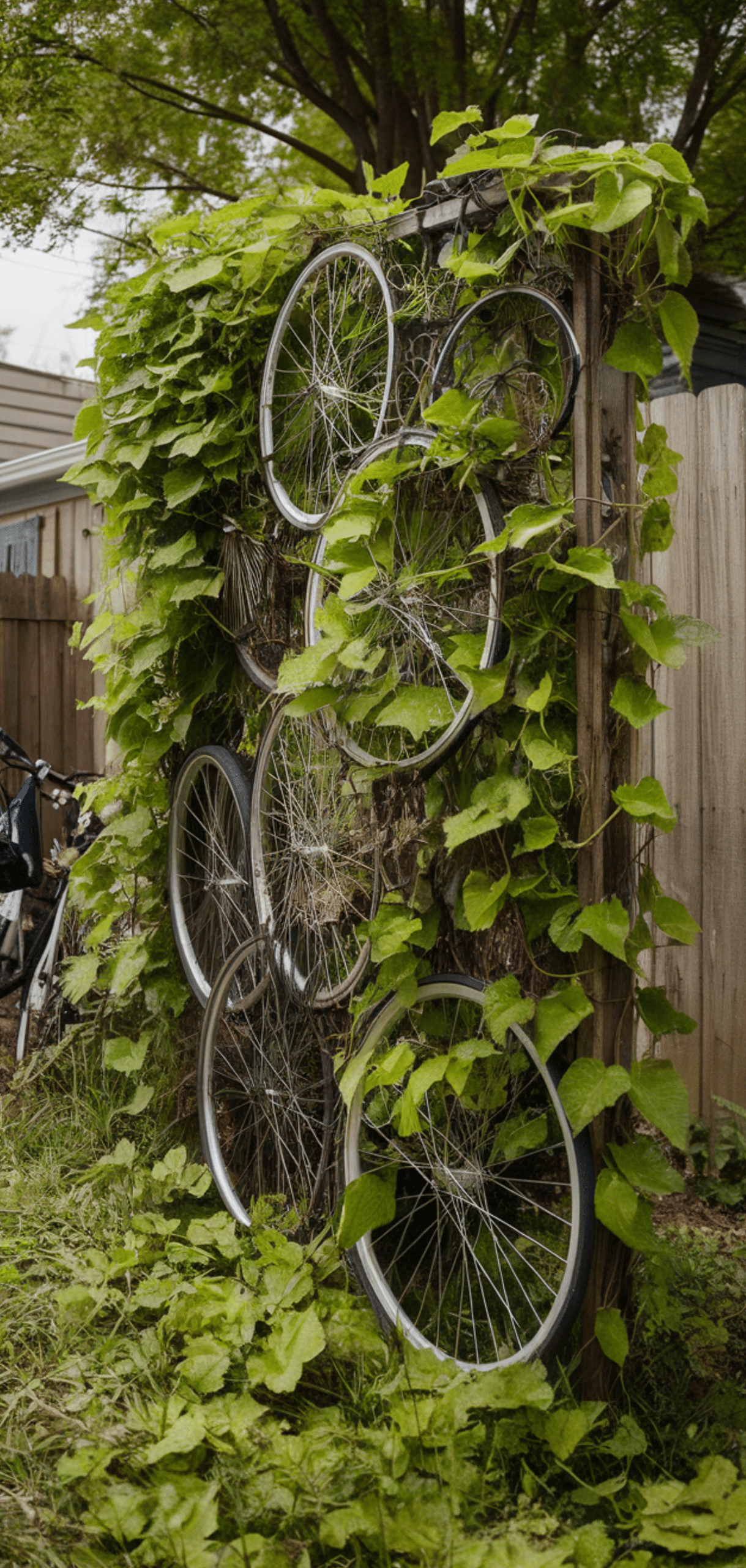 Brilliant Recycled Garden Trellis Ideas
