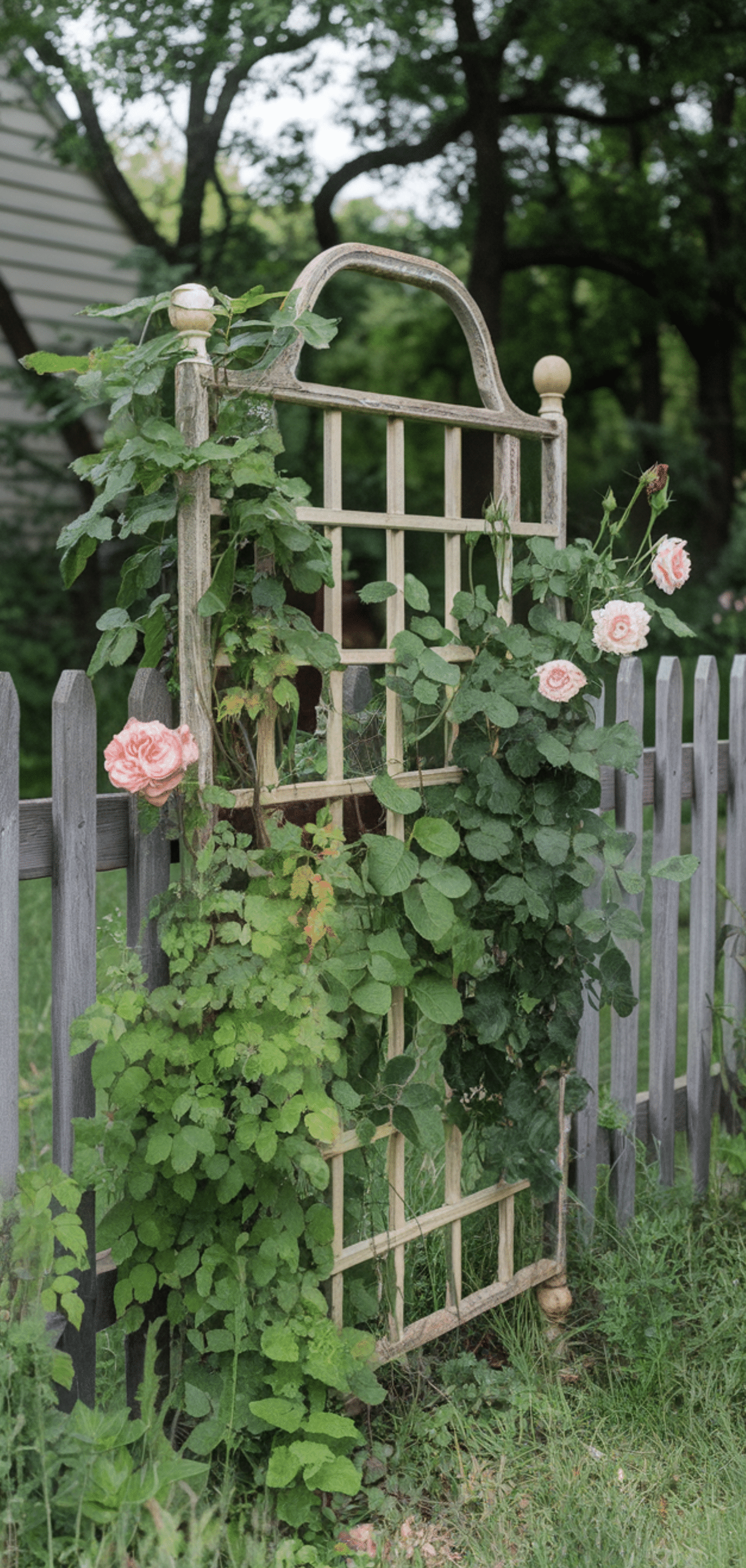 Brilliant Recycled Garden Trellis Ideas