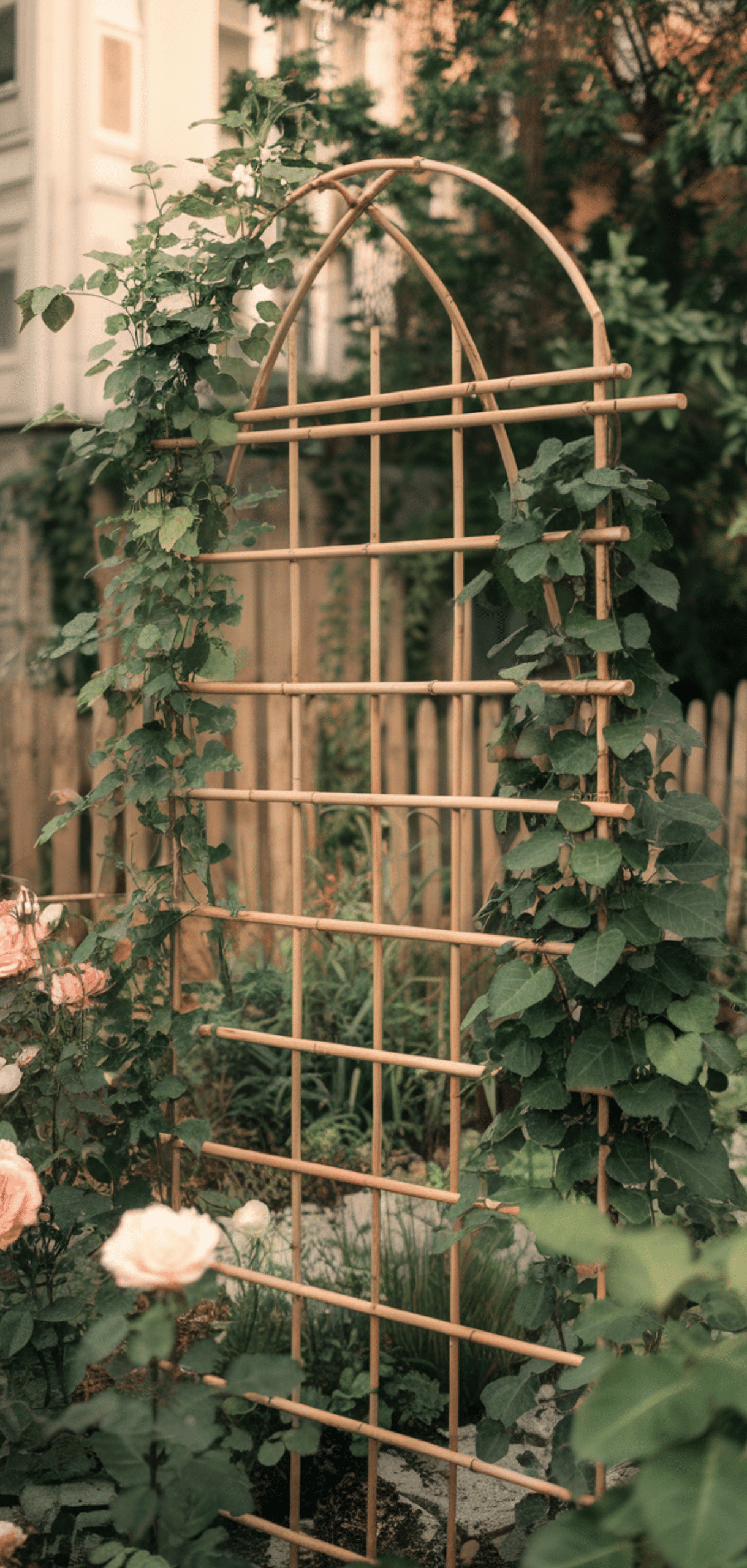 Brilliant Recycled Garden Trellis Ideas