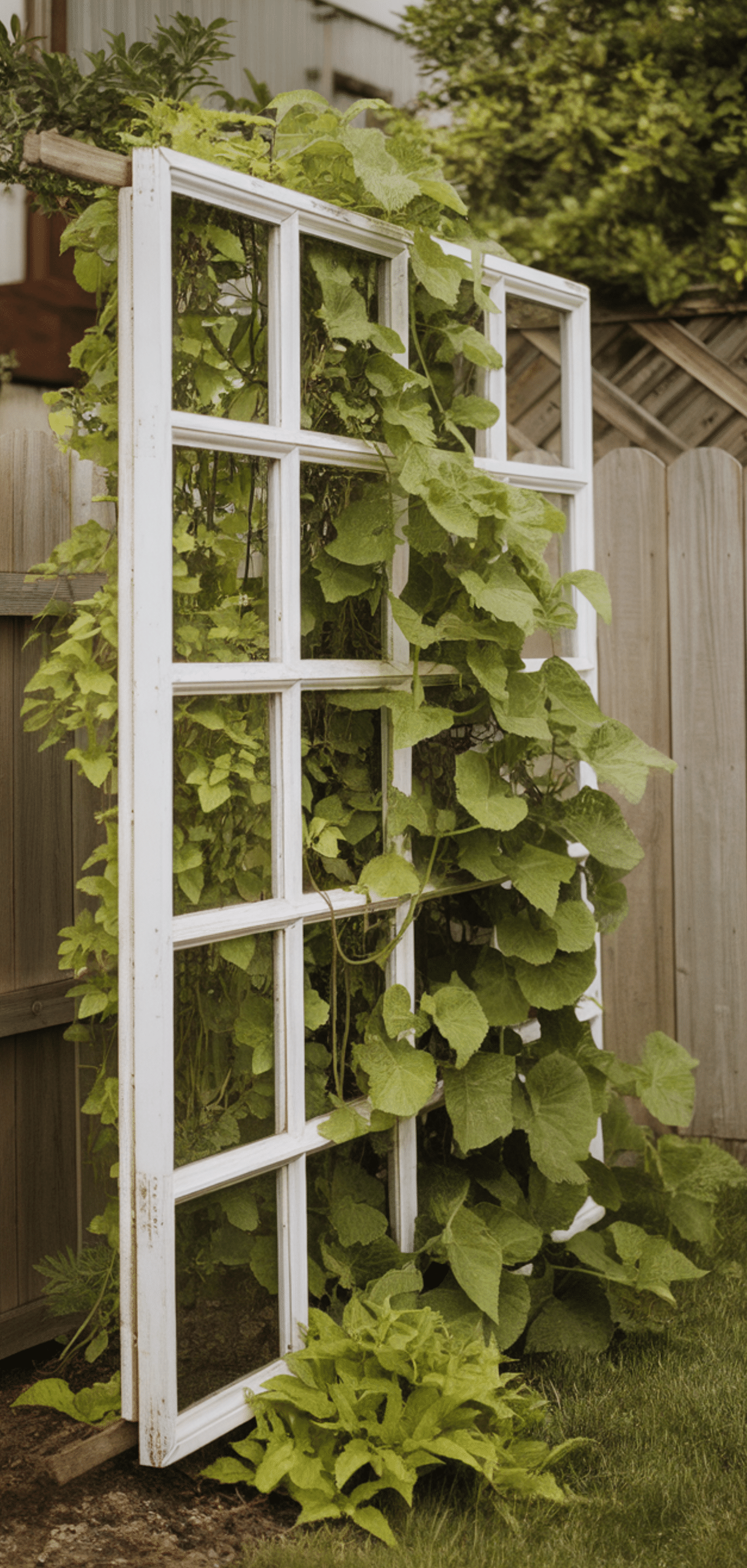Brilliant Recycled Garden Trellis Ideas