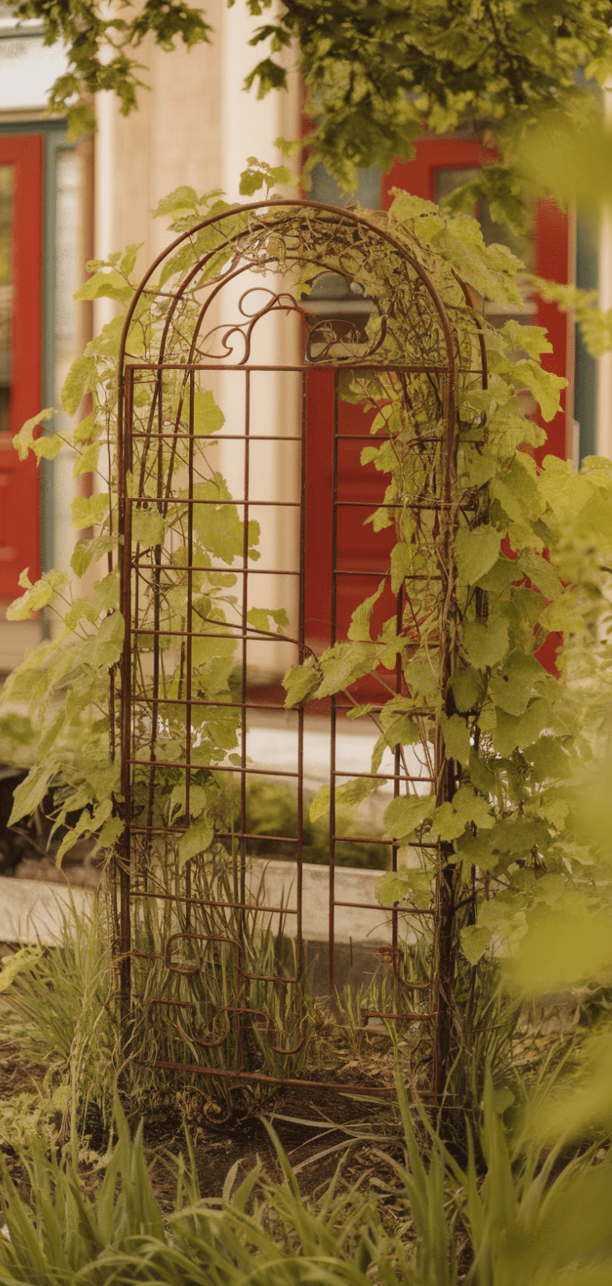 Brilliant Recycled Garden Trellis Ideas