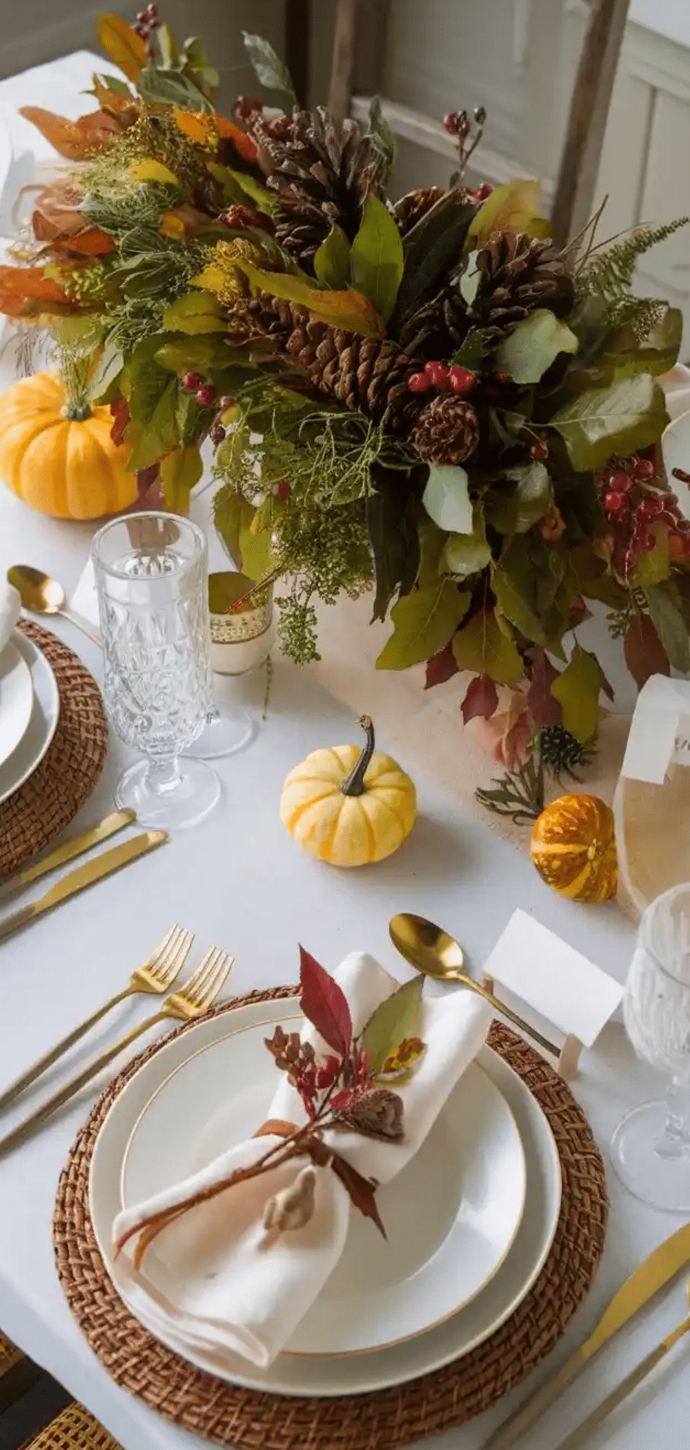 Stunning Table Settings Thanksgiving Decoration