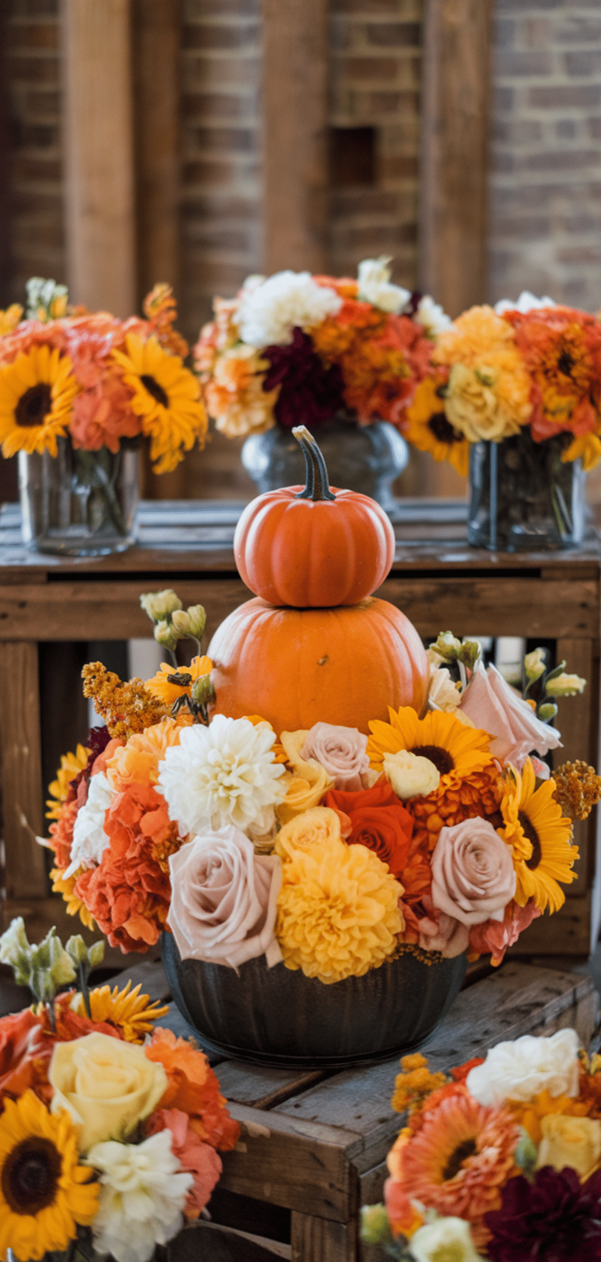 Beautiful Flowers Thanksgiving Centerpieces