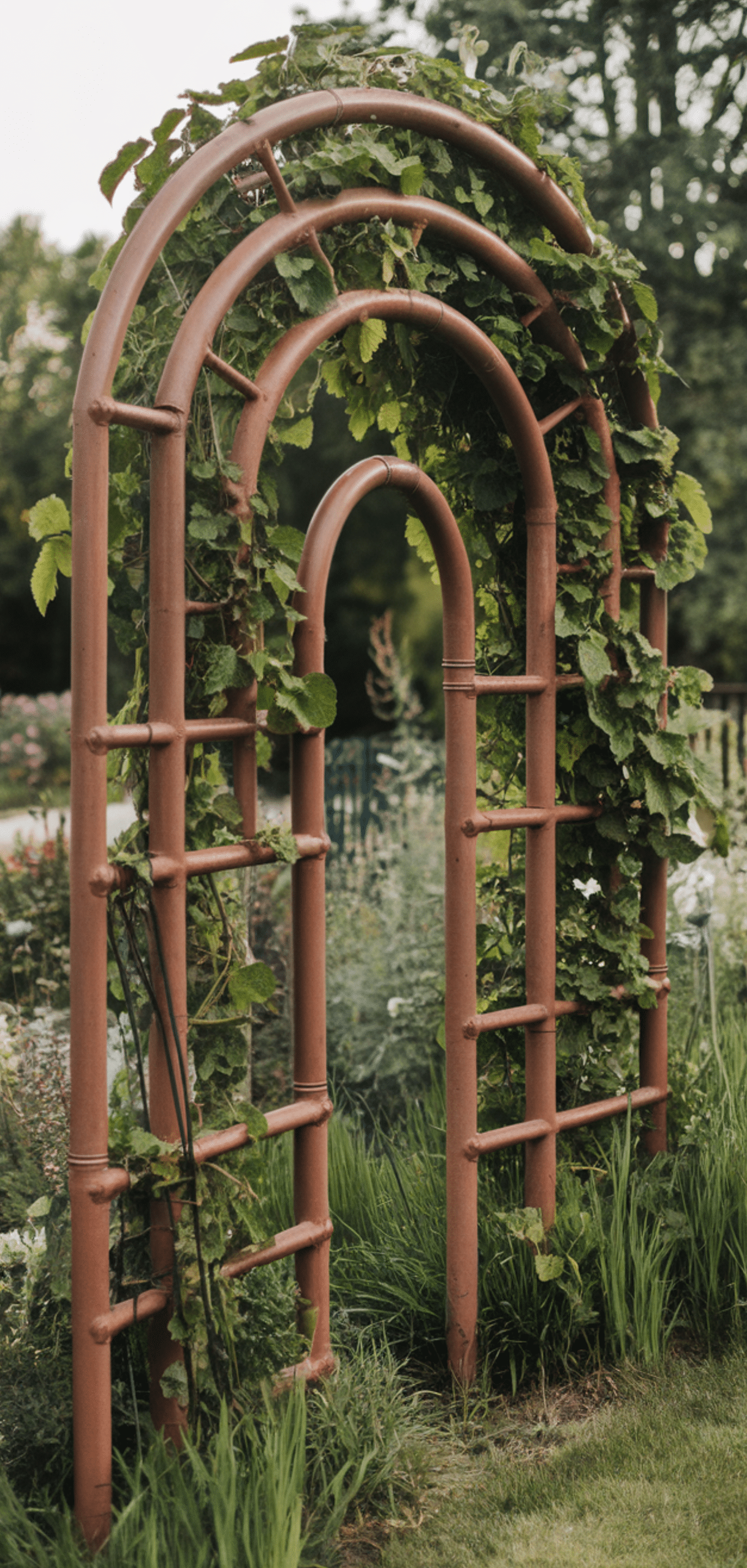 Brilliant Recycled Garden Trellis Ideas