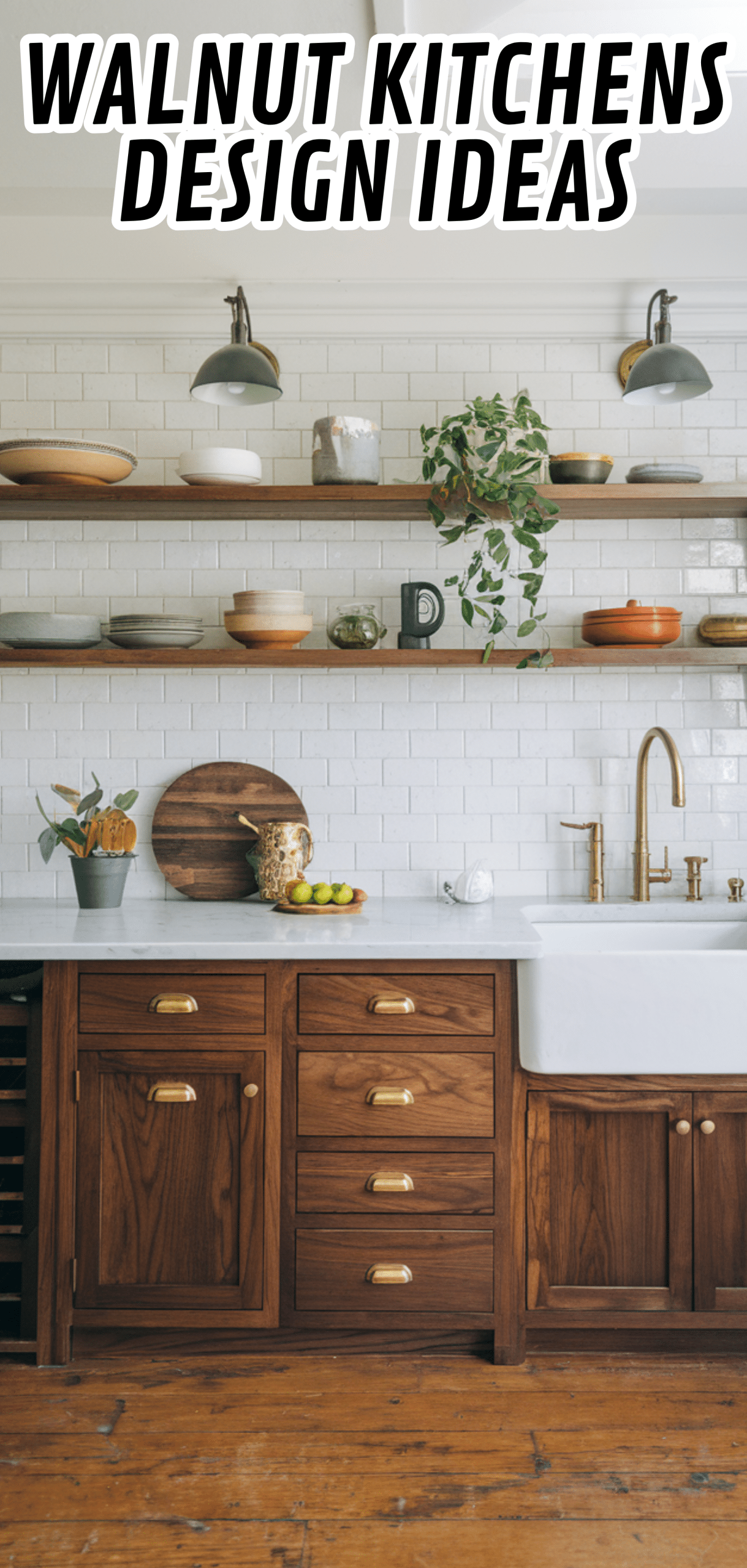 17 Creative Walnut Kitchens Design Ideas