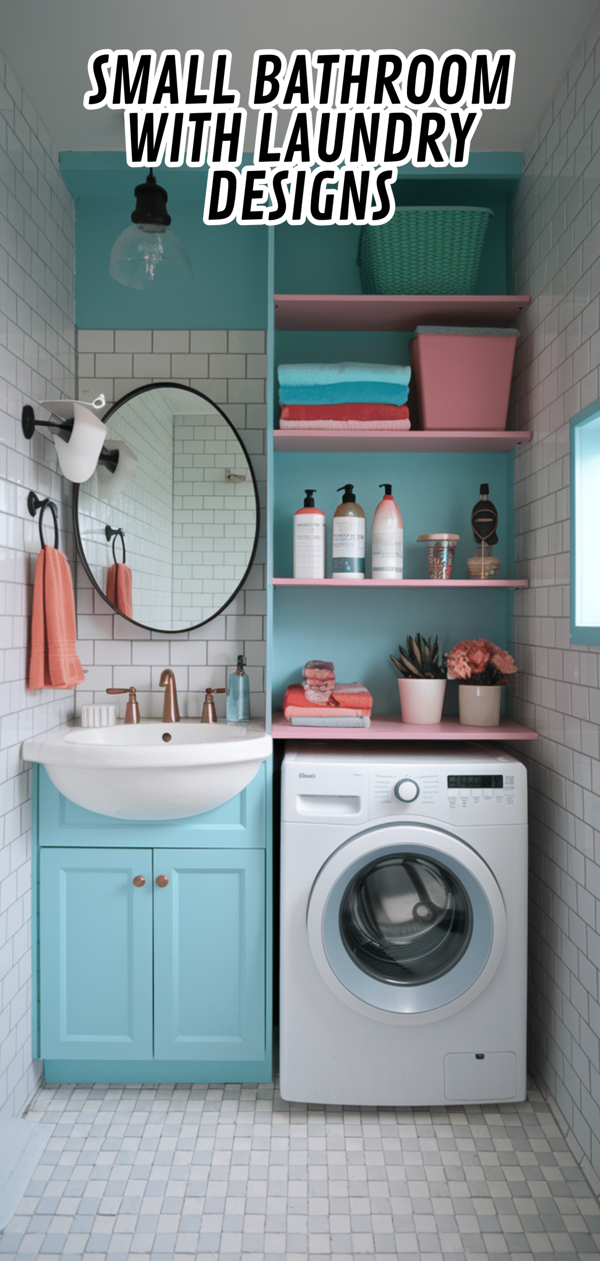 16 Stunning Small Bathroom With Laundry Designs