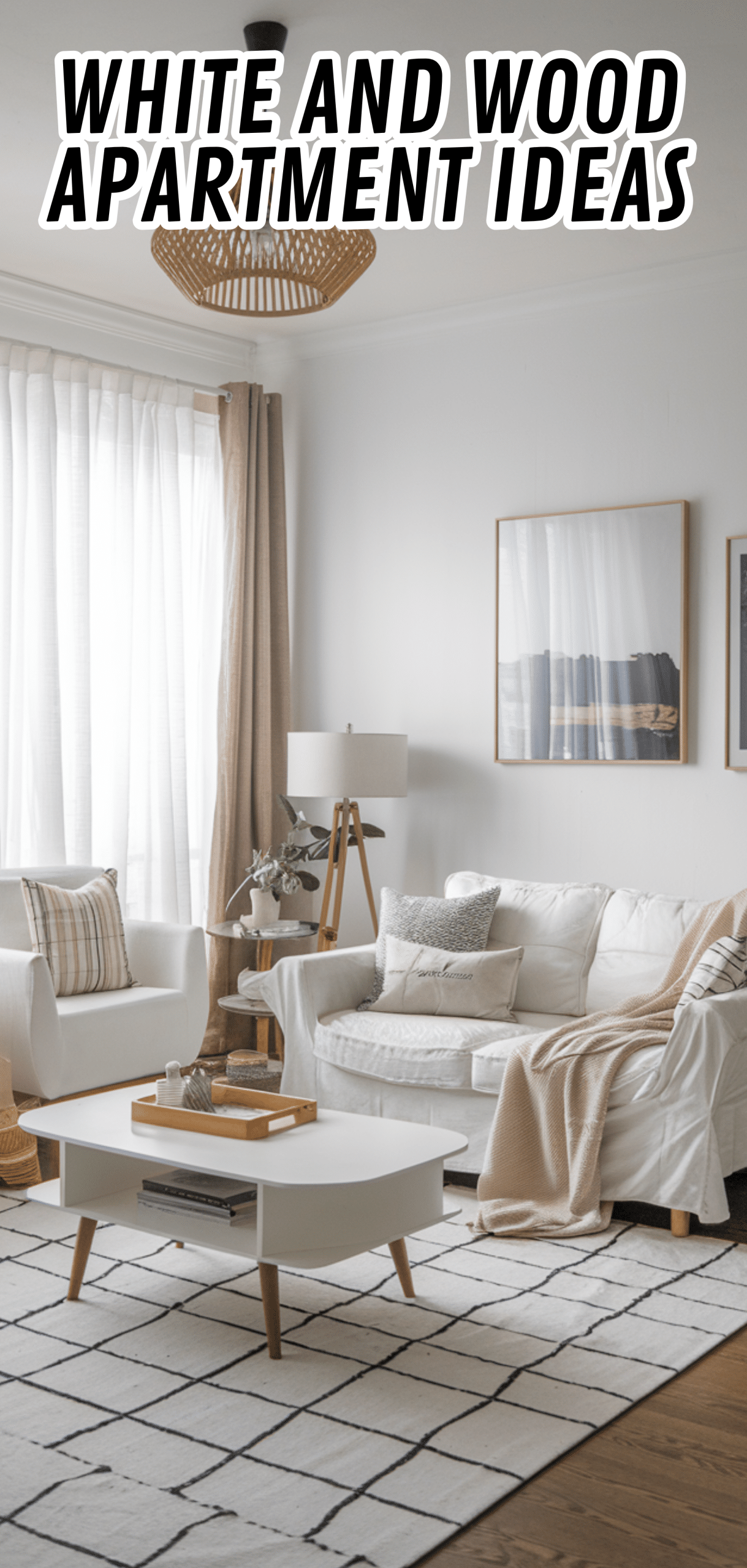 17 White and Wood Apartment Ideas to Fall in Love With